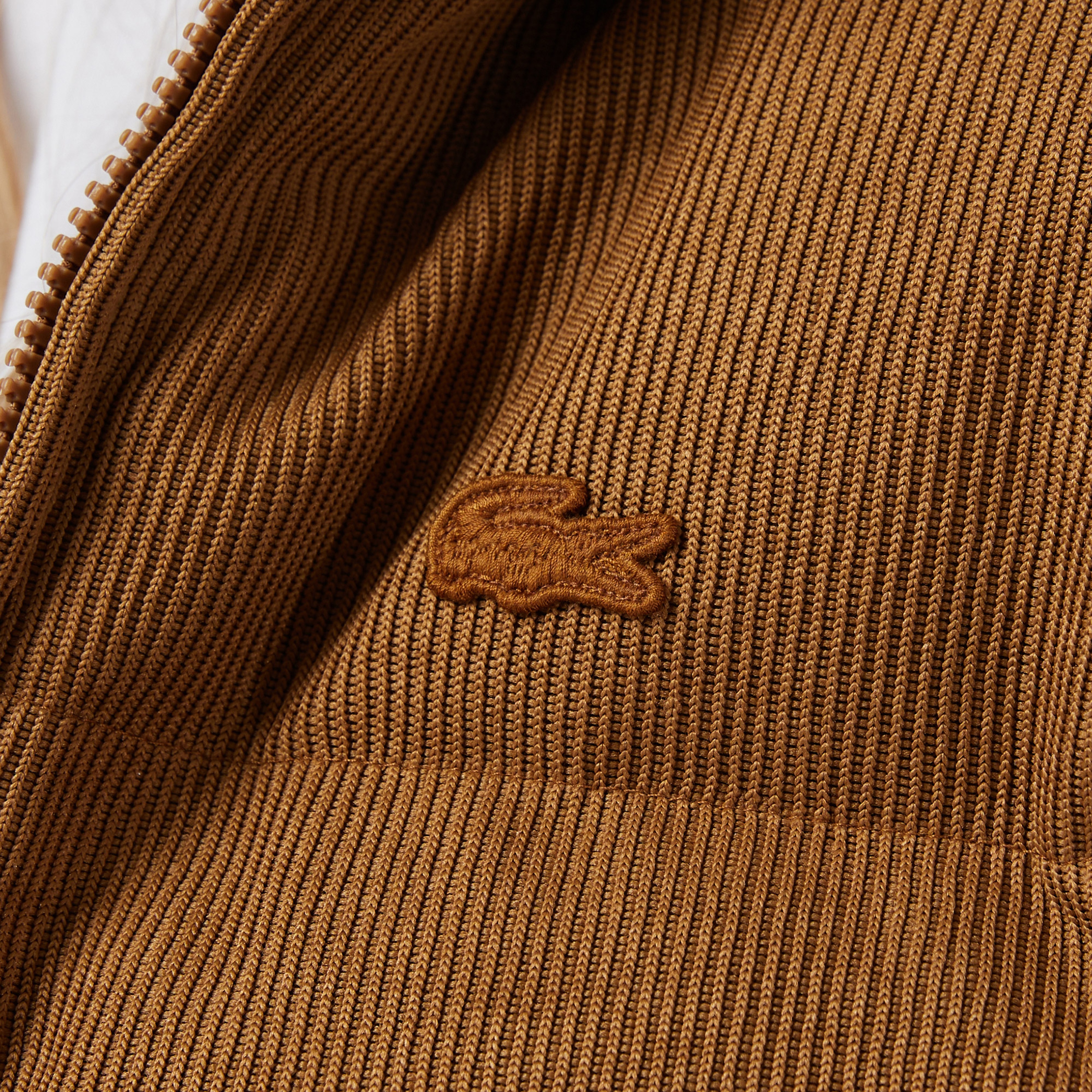 Lacoste Kadın Kapüşonlu Açık Kahverengi Mont