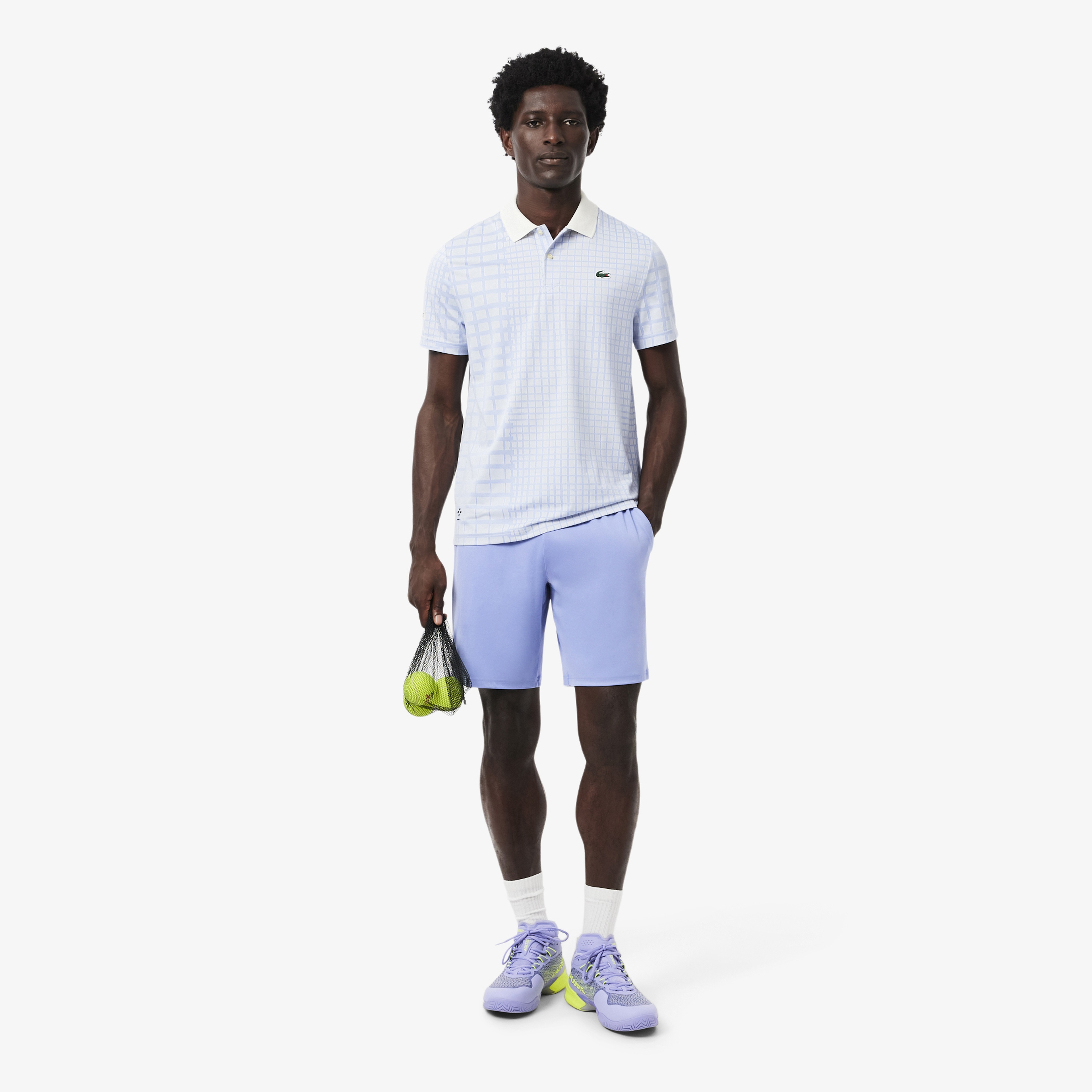 Lacoste AG-LT23 Ultra Erkek Mor Spor Ayakkabı