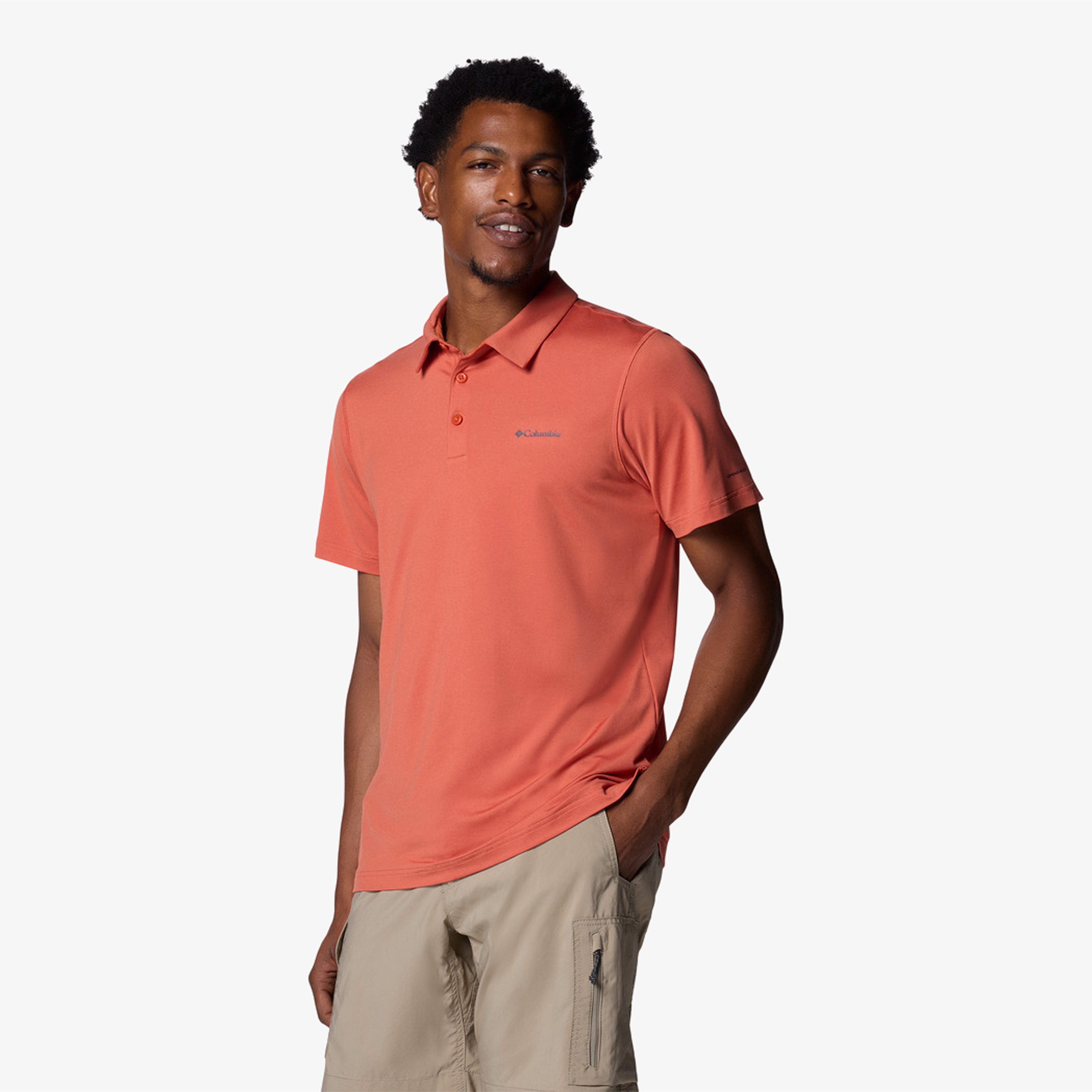 Columbia Tech Trail  Erkek Kahverengi Polo