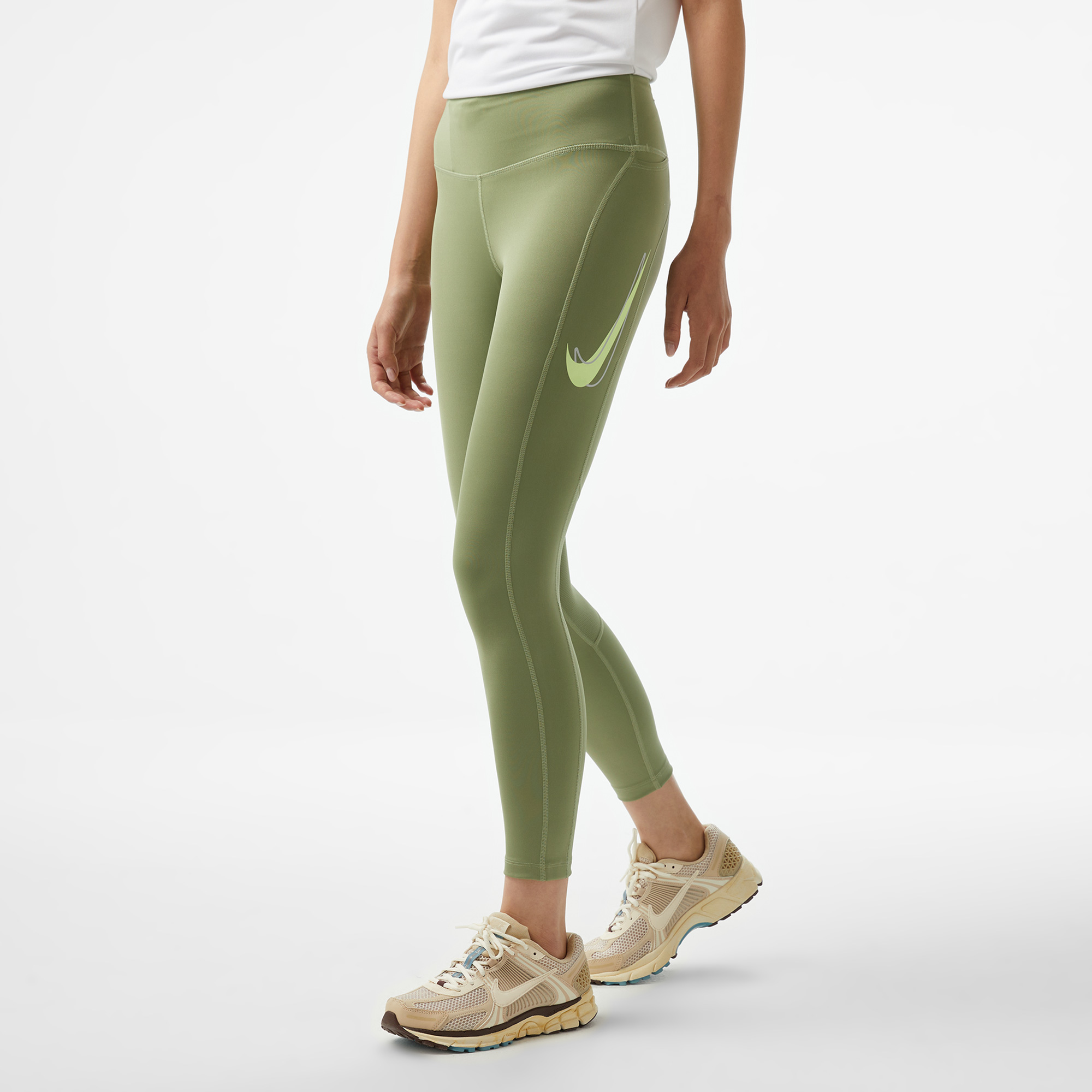 Nike Full Length Tight Kadın Haki Koşu Taytı