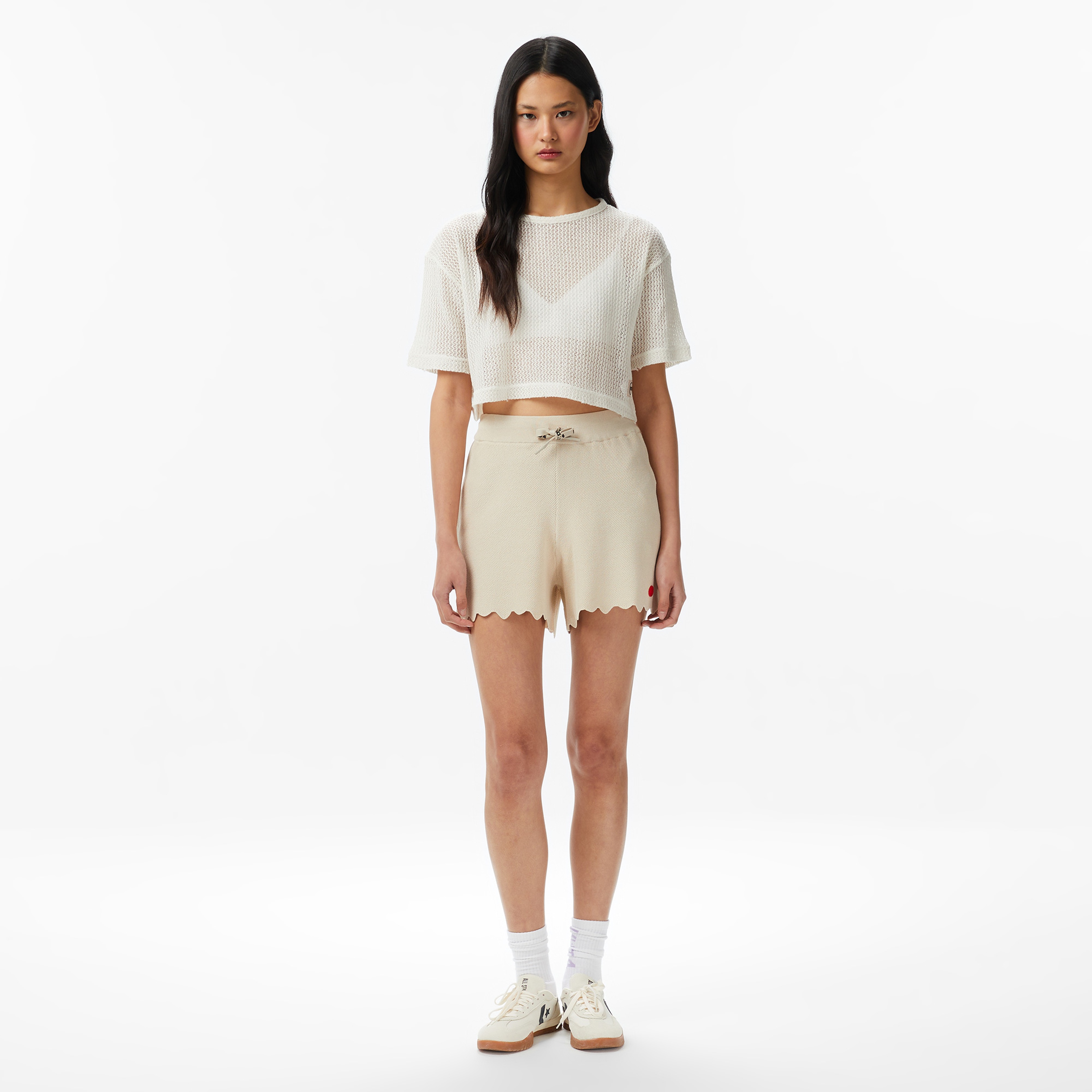 UNITED4 Regular Fit Kadın Bej T-Shirt