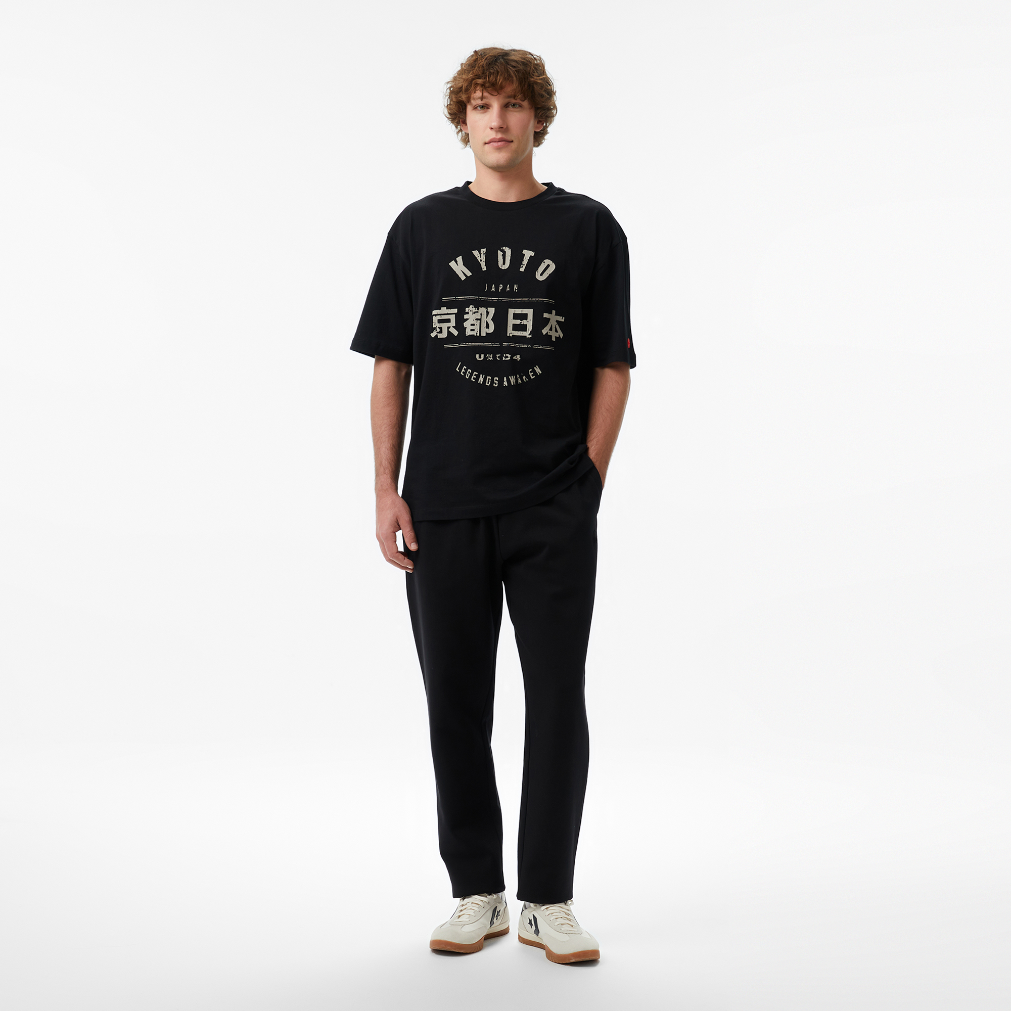 UNITED4 Regular Fit Erkek Siyah Eşofman Altı