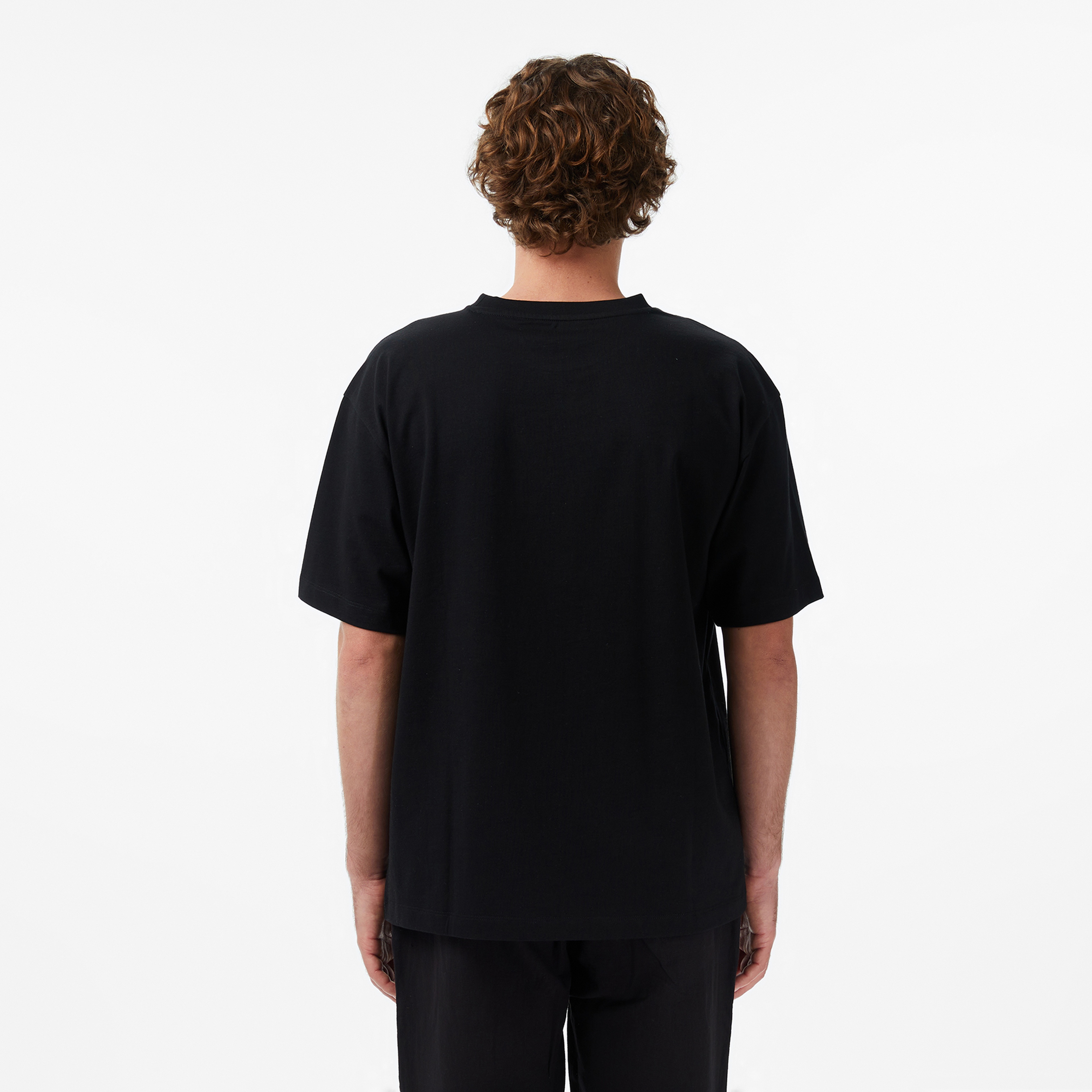 UNITED4 Regular Fit Erkek Siyah T-Shirt