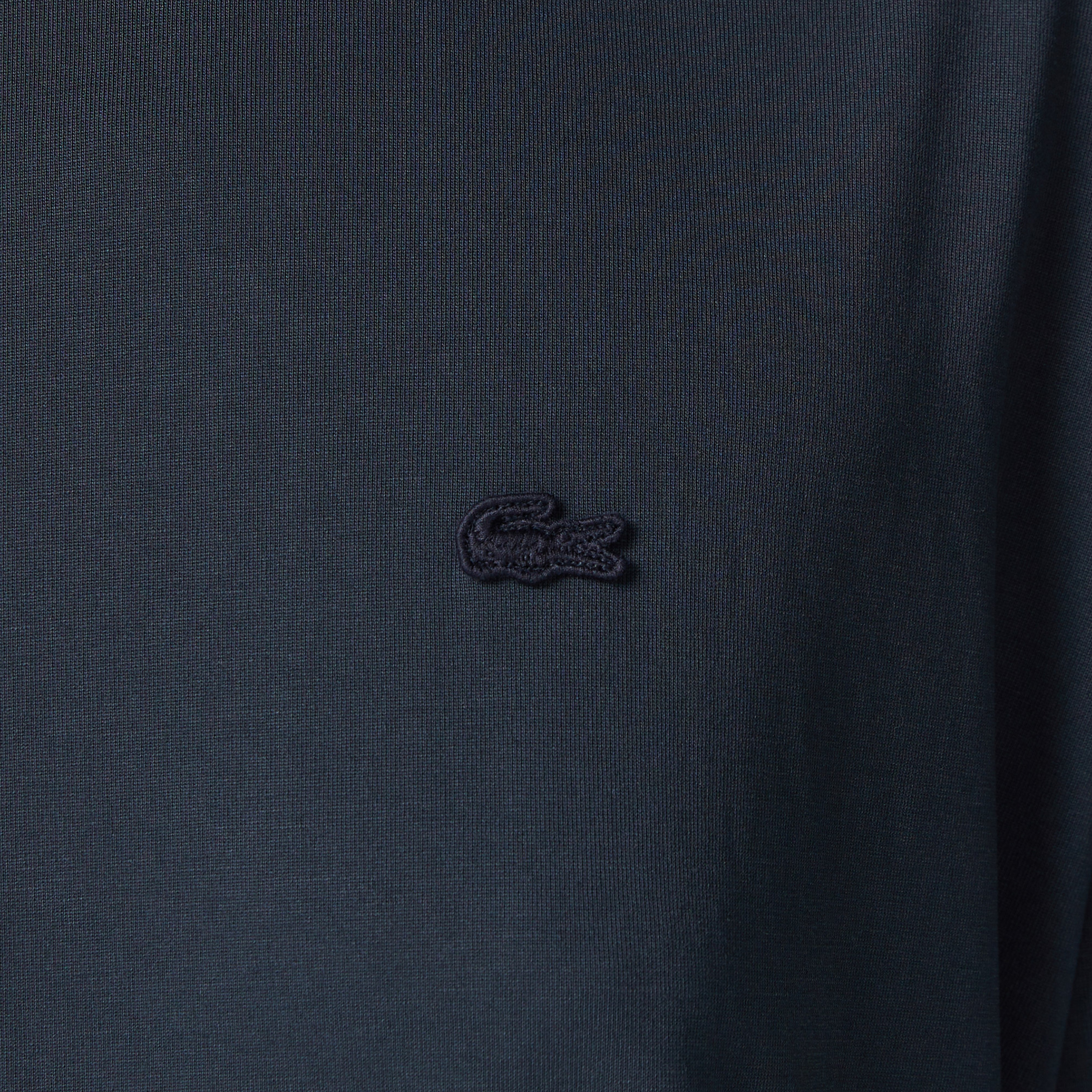 Kadın Relaxed Fit Bisiklet Yaka Koyu Lacivert T-Shirt
