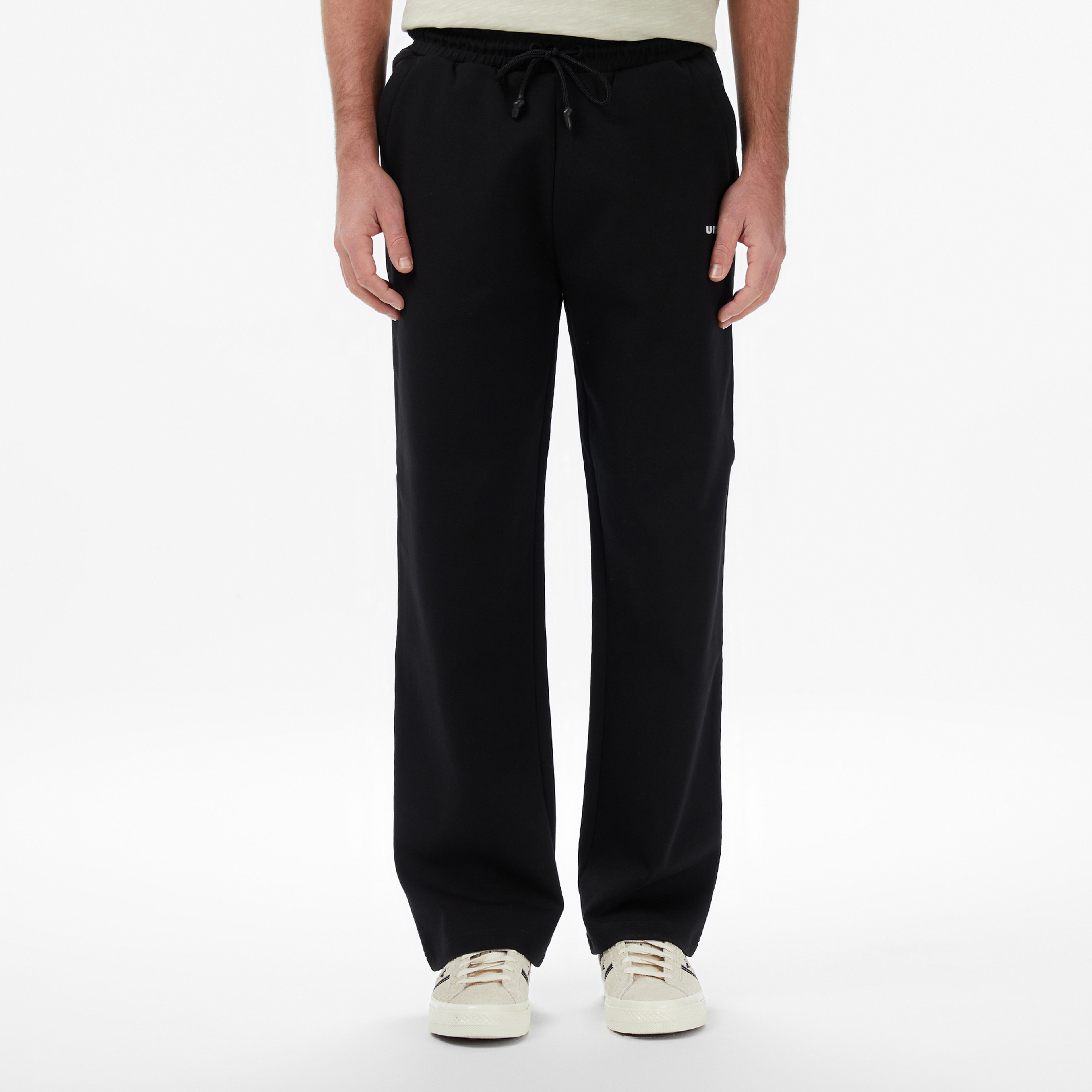 UNITED4 Comfort Fit Erkek Siyah Eşofman Altı