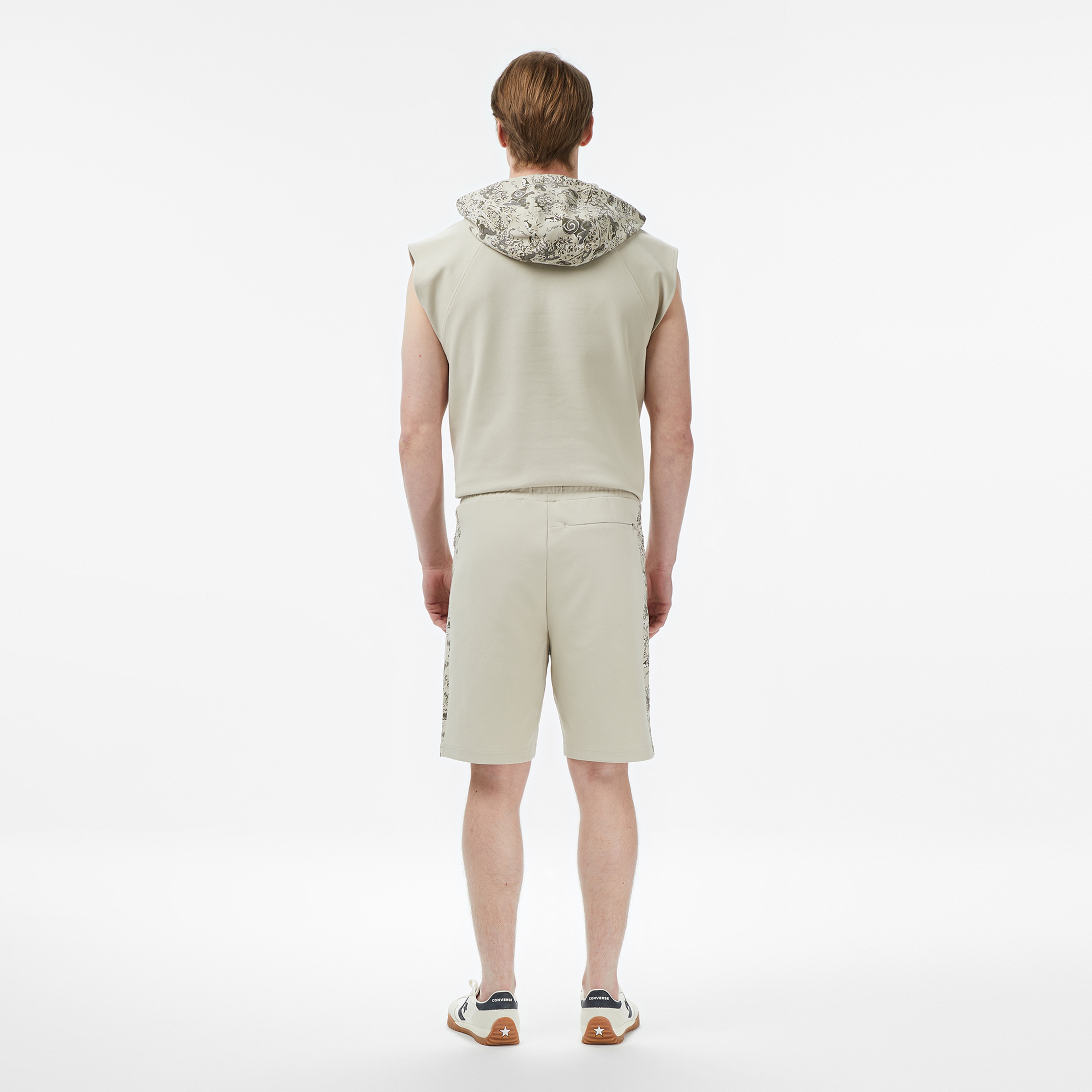 UNITED4 Regular Fit Erkek Krem Şort