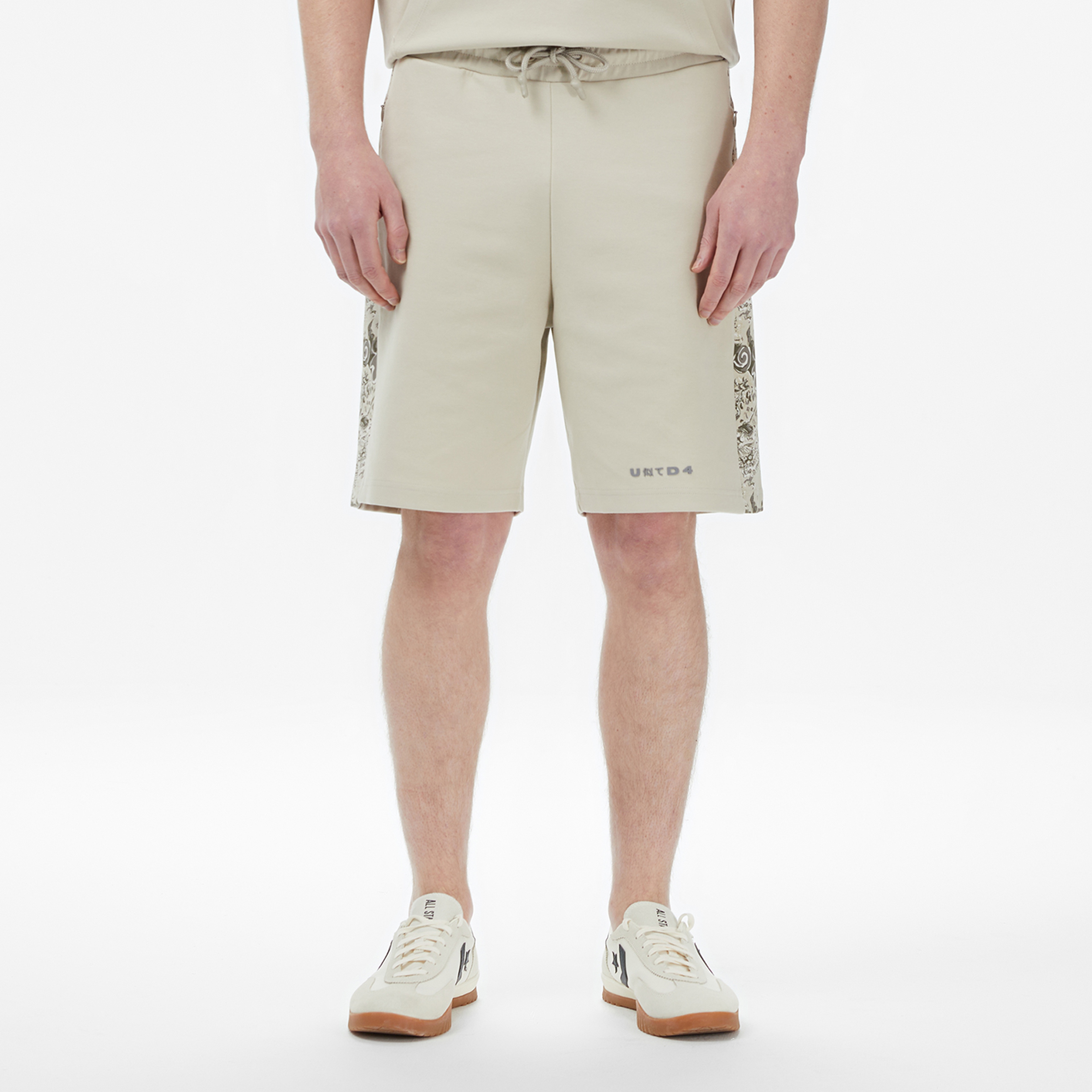 UNITED4 Regular Fit Erkek Krem Şort