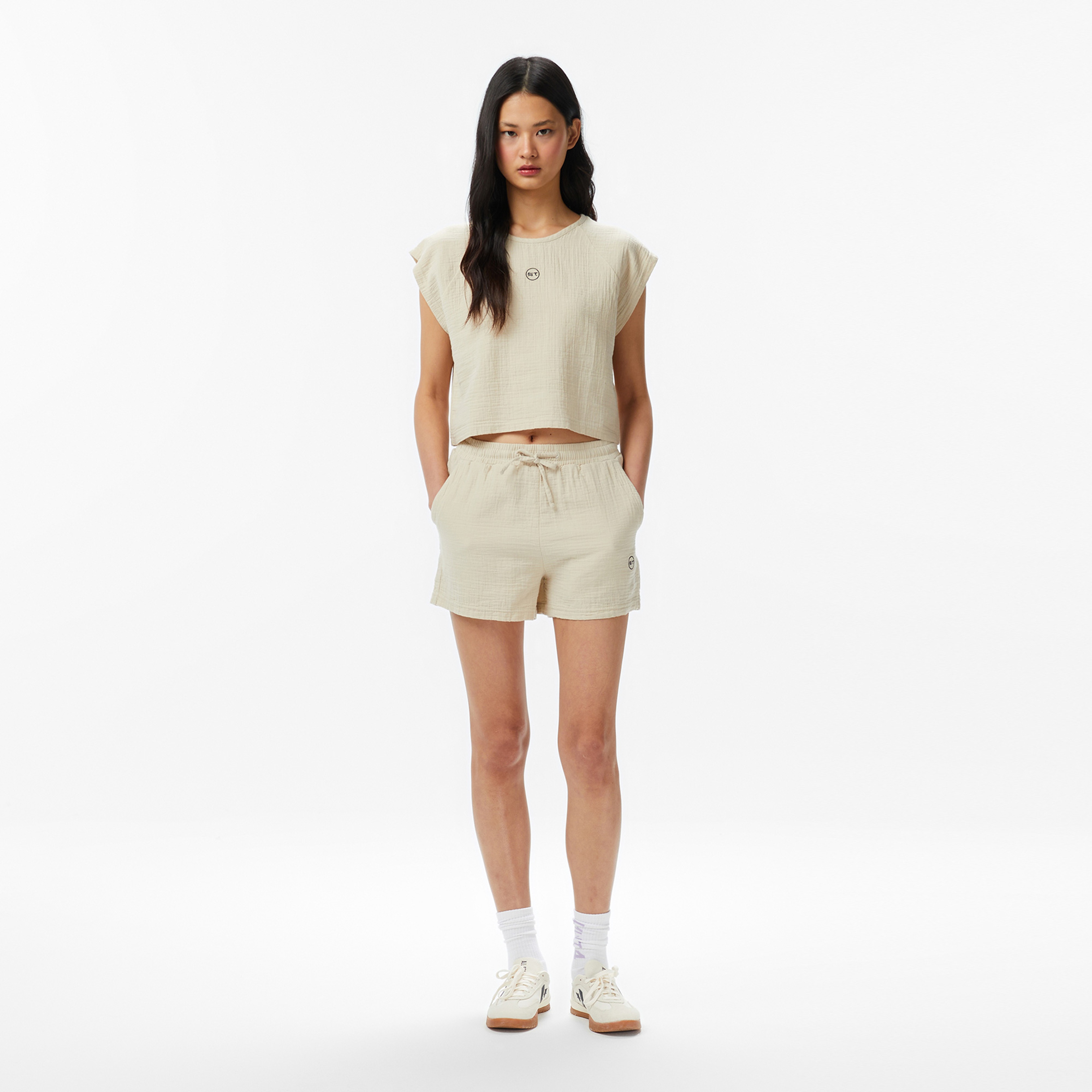 UNITED4 Regular Fit Kadın Krem Atlet