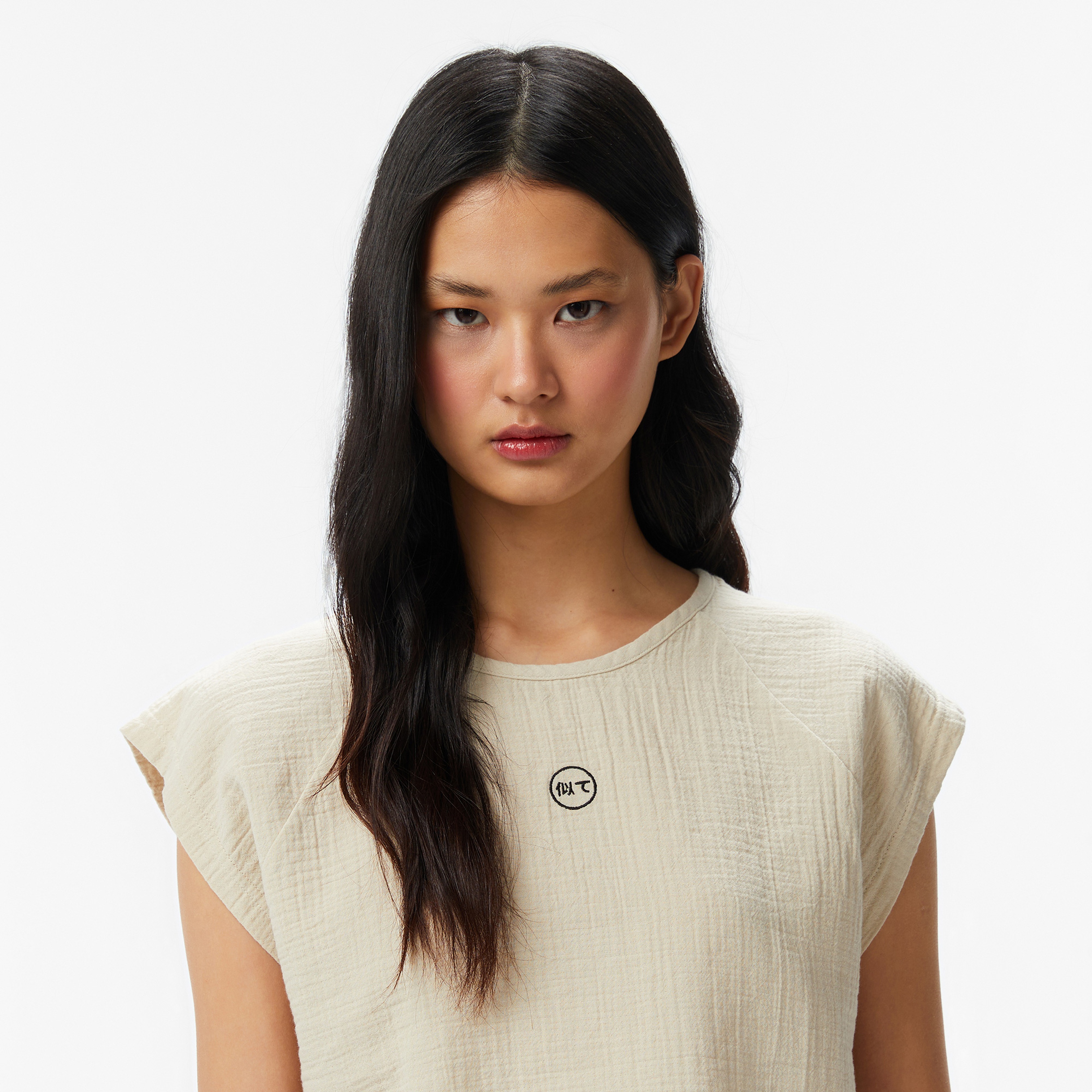 UNITED4 Regular Fit Kadın Krem Atlet