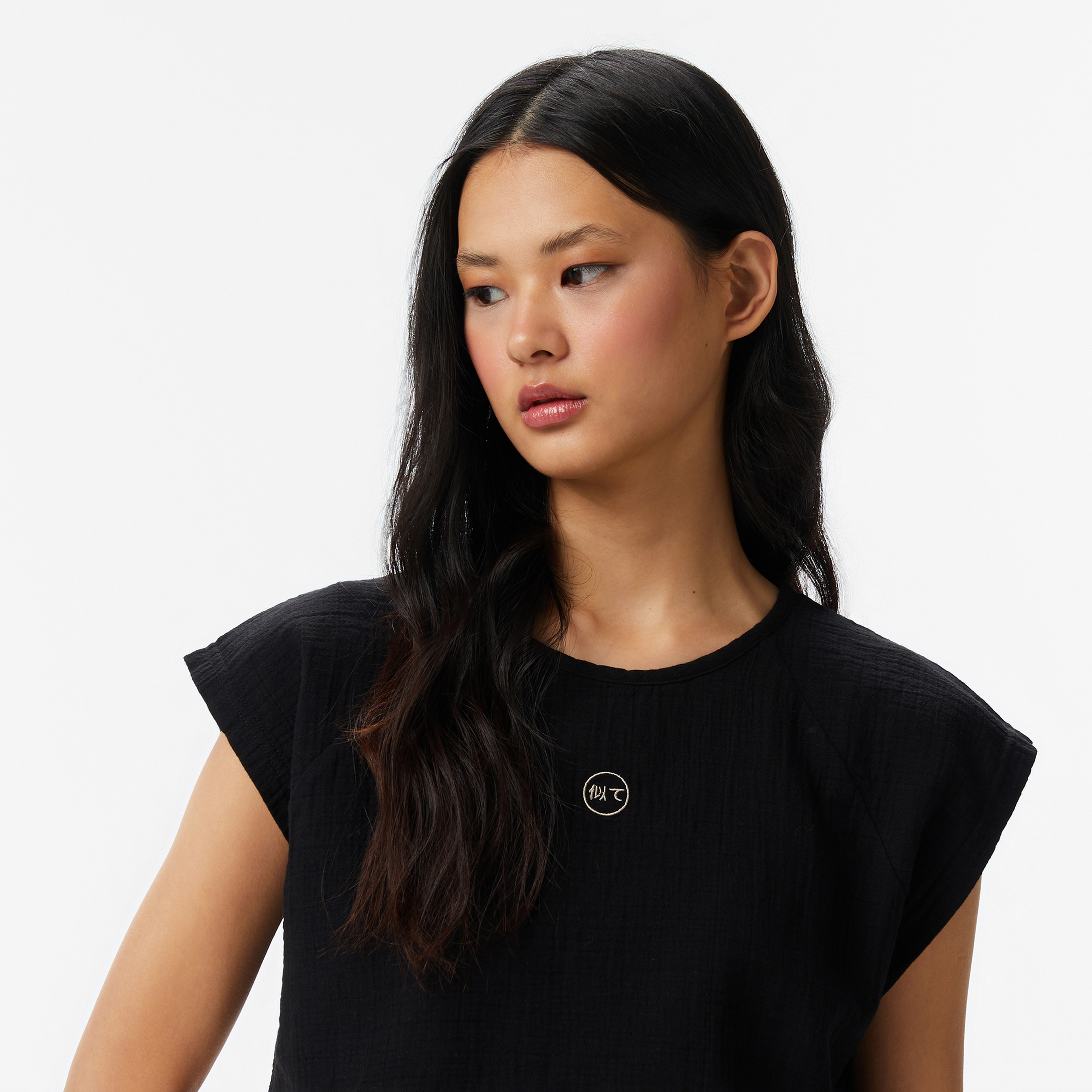 UNITED4 Regular Fit Kadın Siyah Atlet