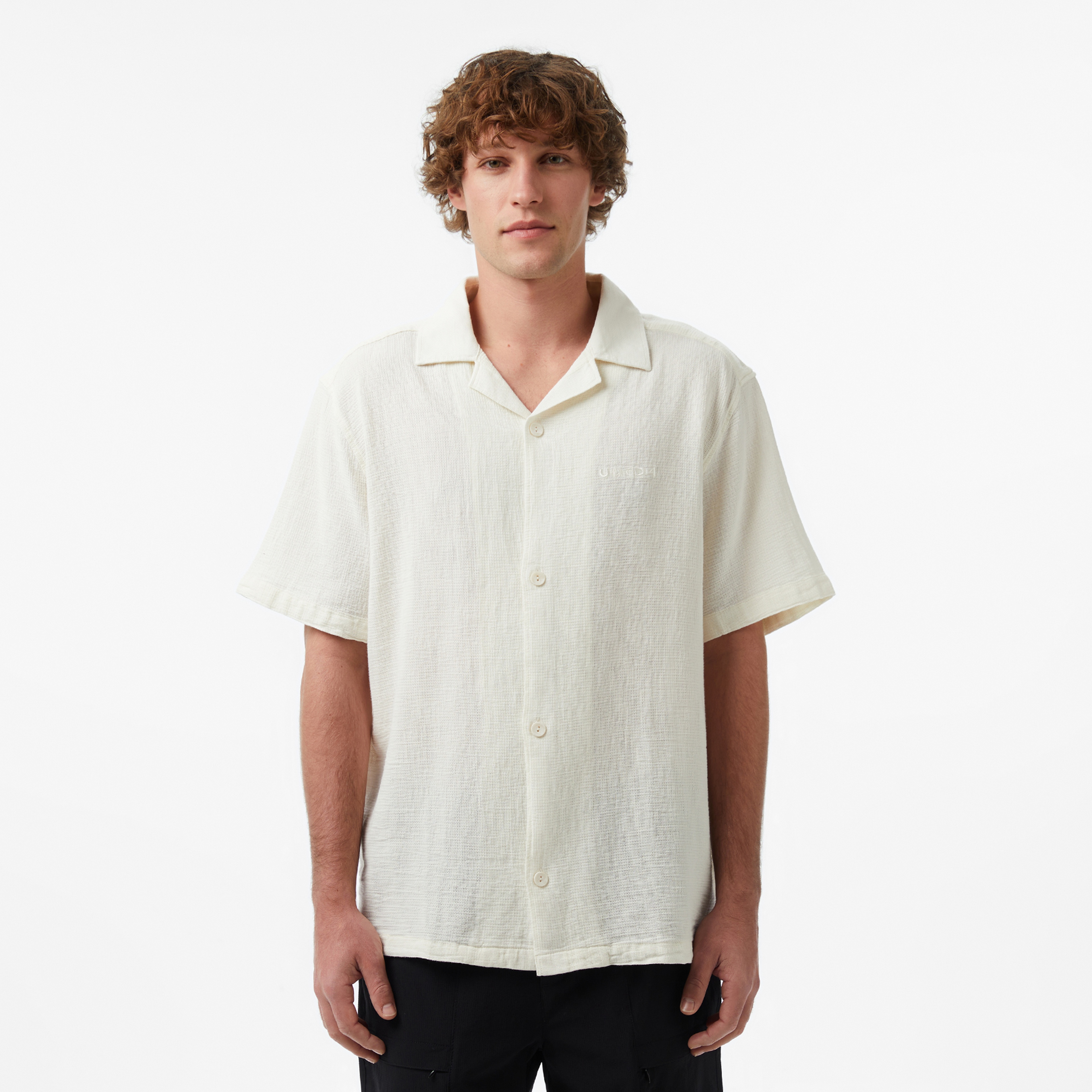 UNITED4 Comfort Fit Erkek Bej Gömlek