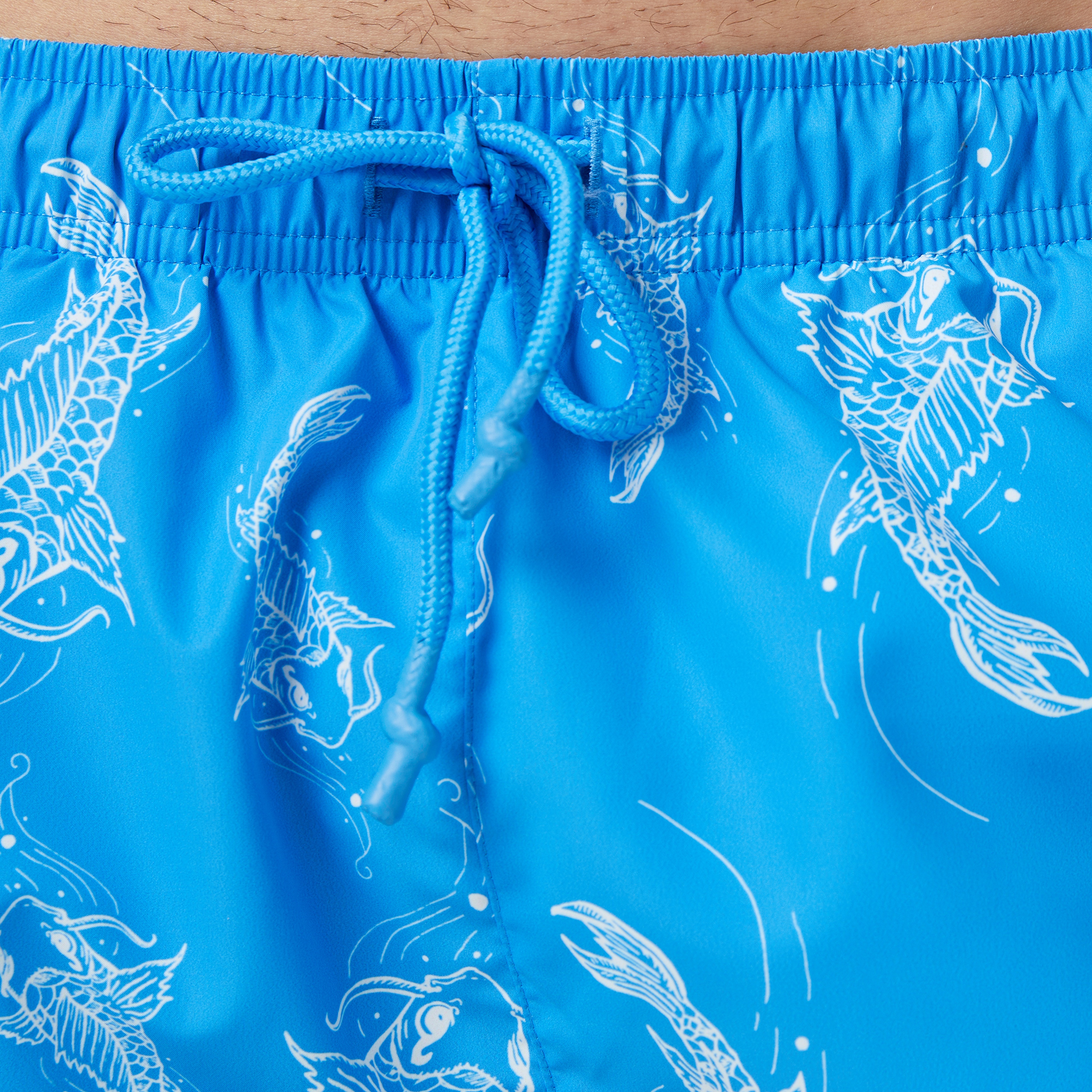 UNITED4 Regular Fit Erkek Mavi Mayo & Mayo Şort