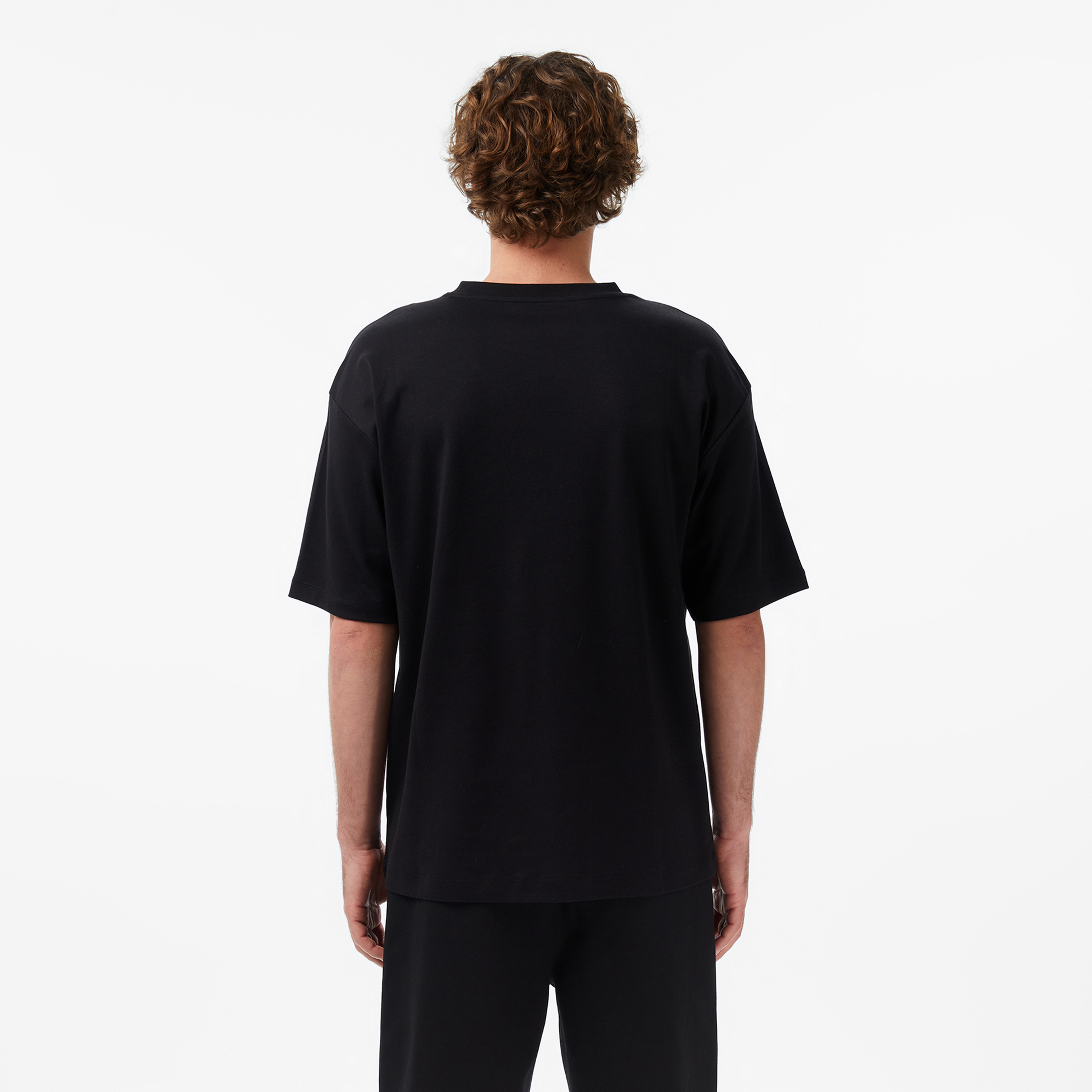 UNITED4 Regular Fit Erkek Siyah T-Shirt