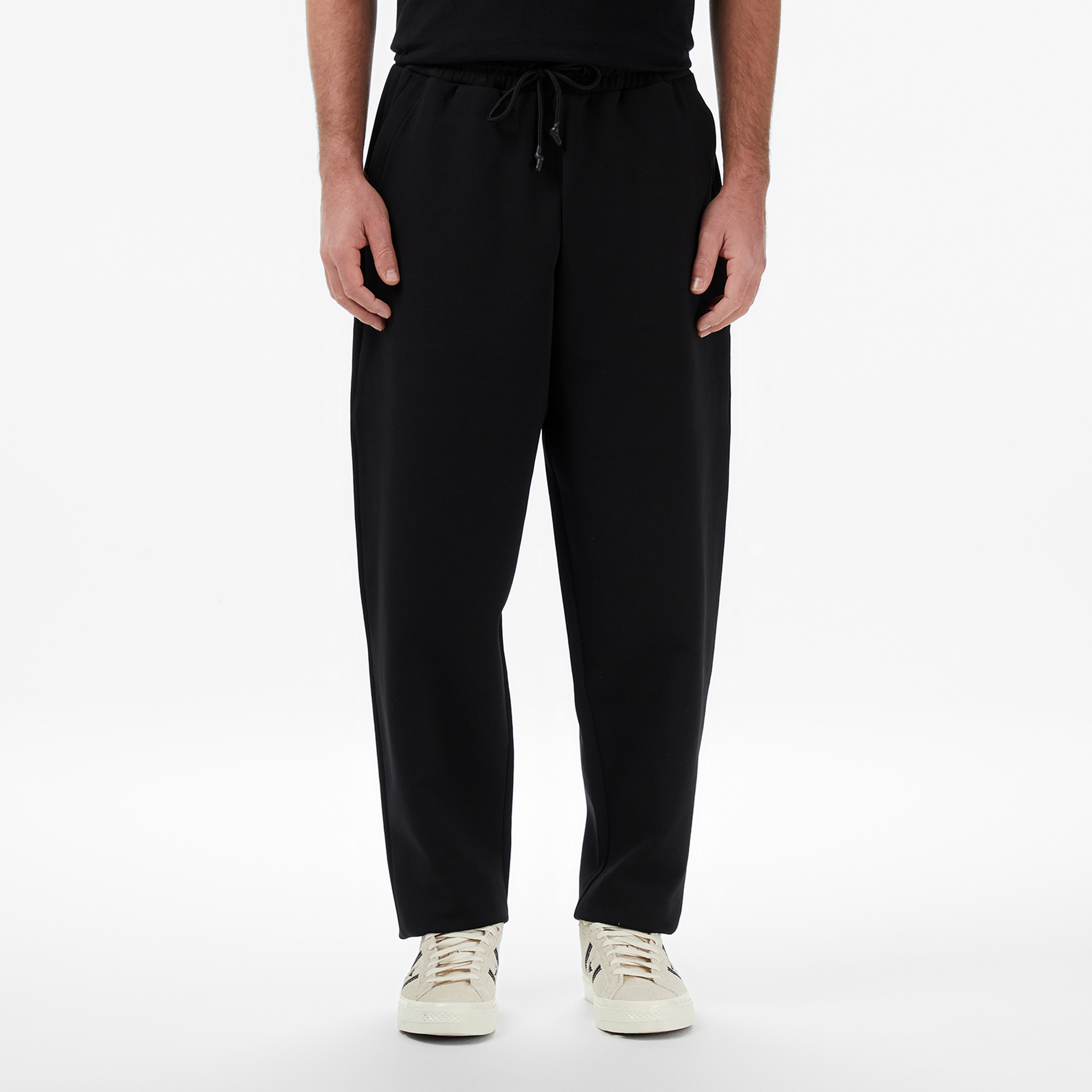 UNITED4 Oversize Fit Erkek Siyah Eşofman Altı