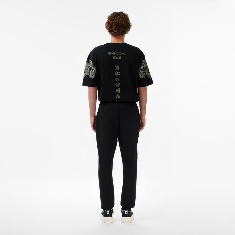 UNITED4 Regular Fit Erkek Siyah Eşofman Altı