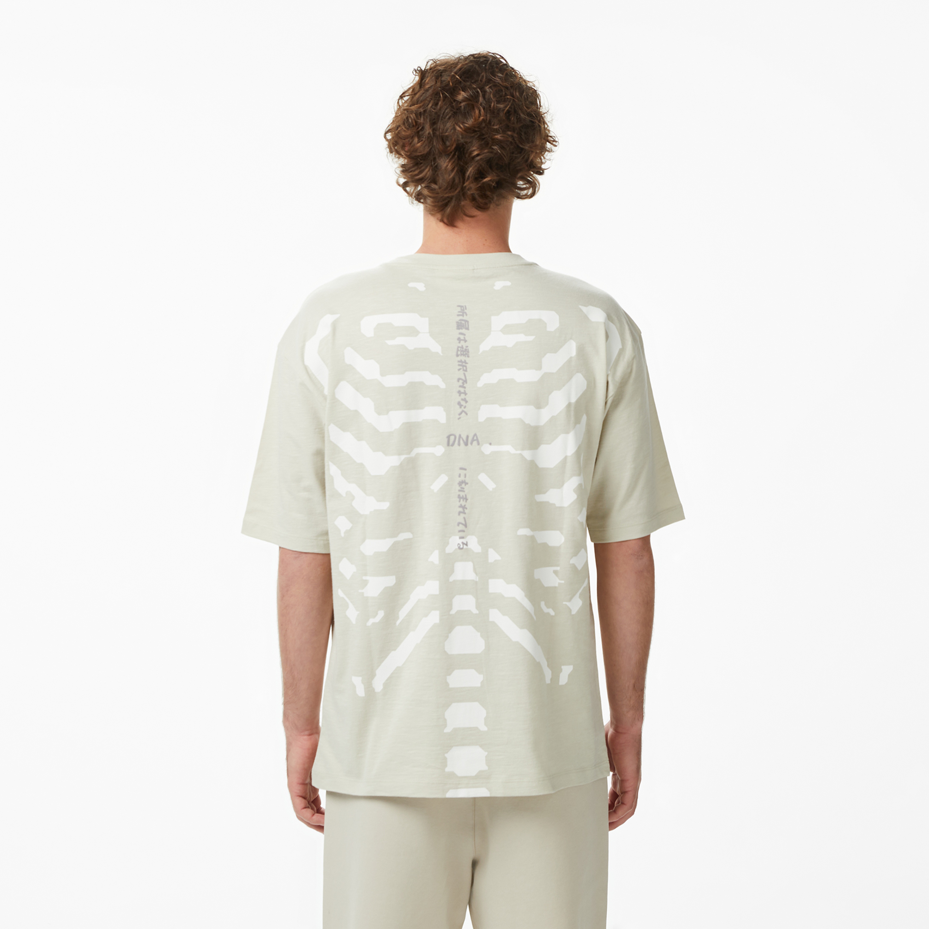 UNITED4 Regular Fit Erkek Krem T-Shirt