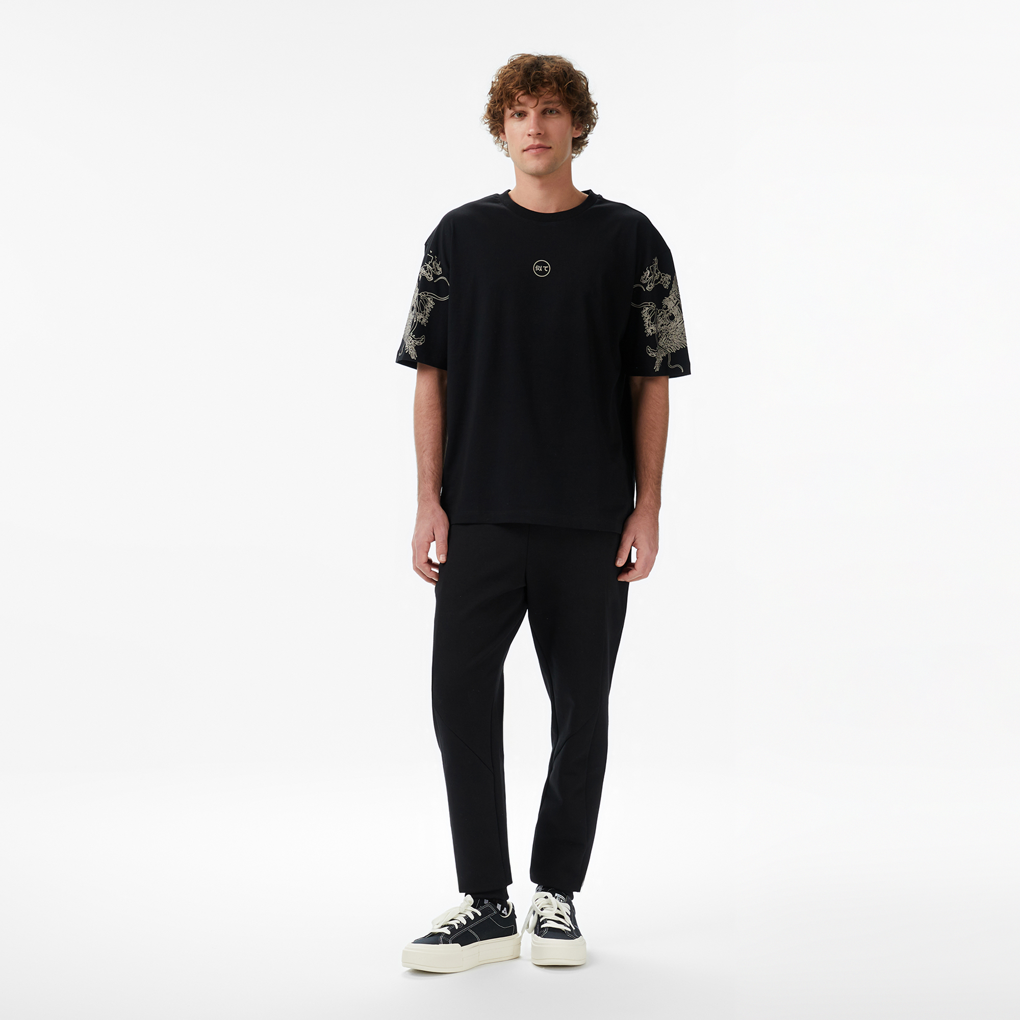 UNITED4 Regular Fit Erkek Siyah Eşofman Altı