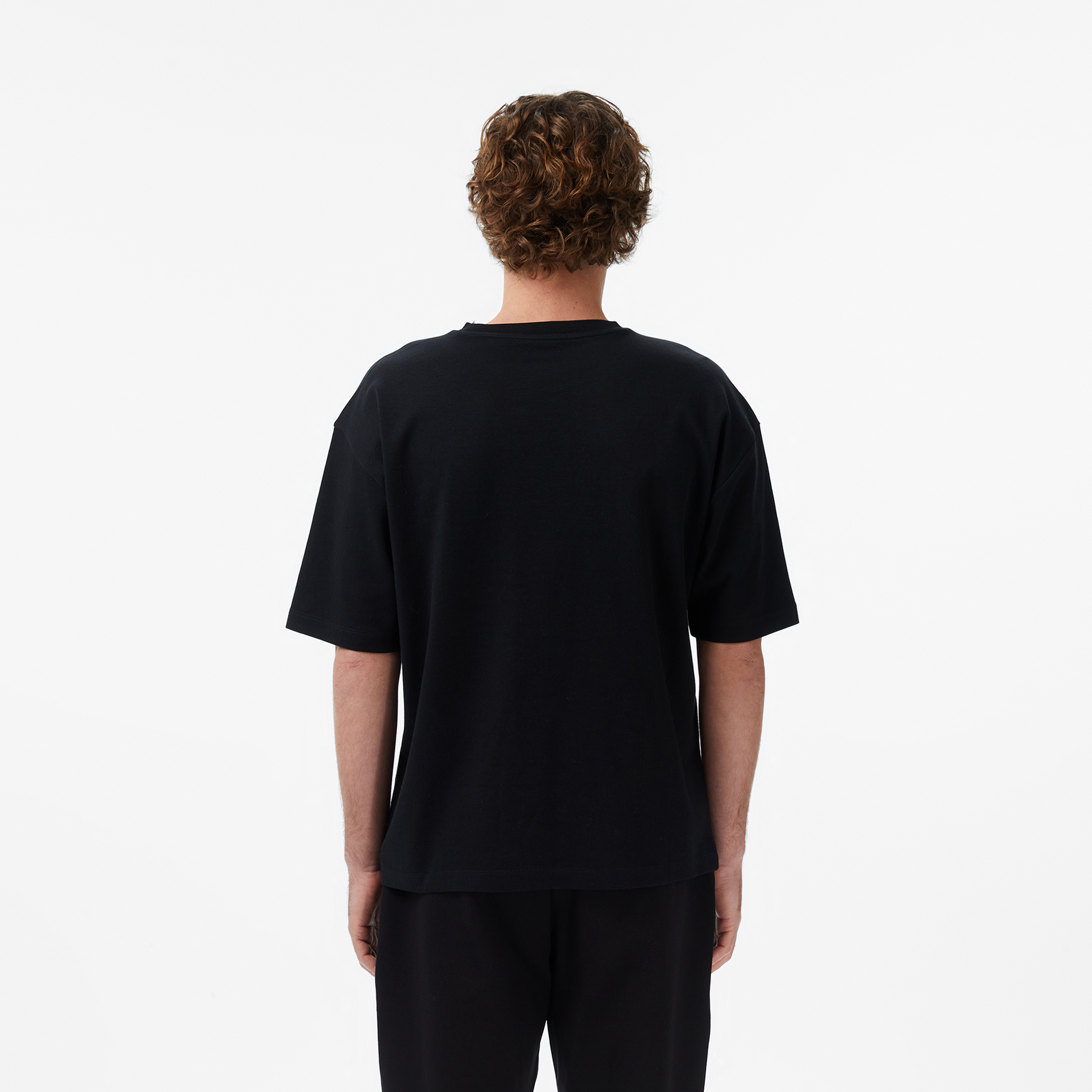 UNITED4 Regular Fit Erkek Siyah T-Shirt