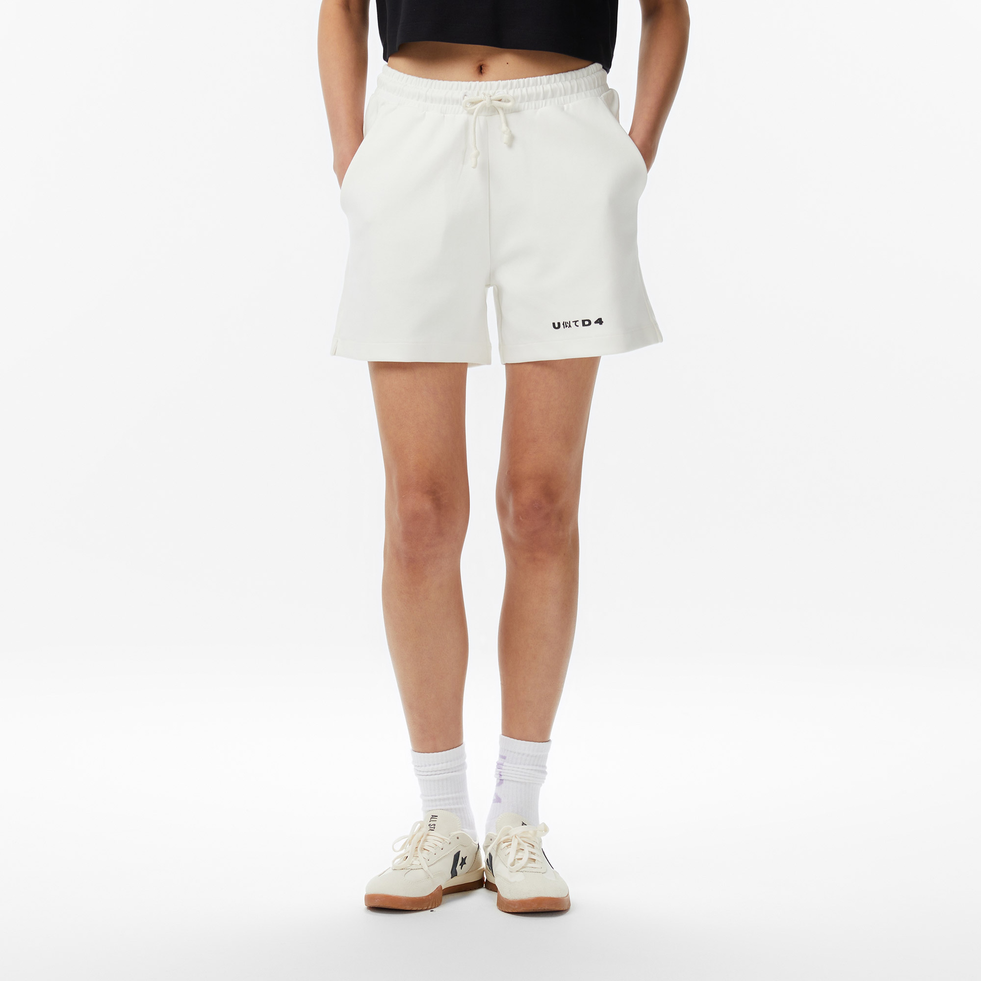 UNITED4 Regular Fit Kadın Bej Şort