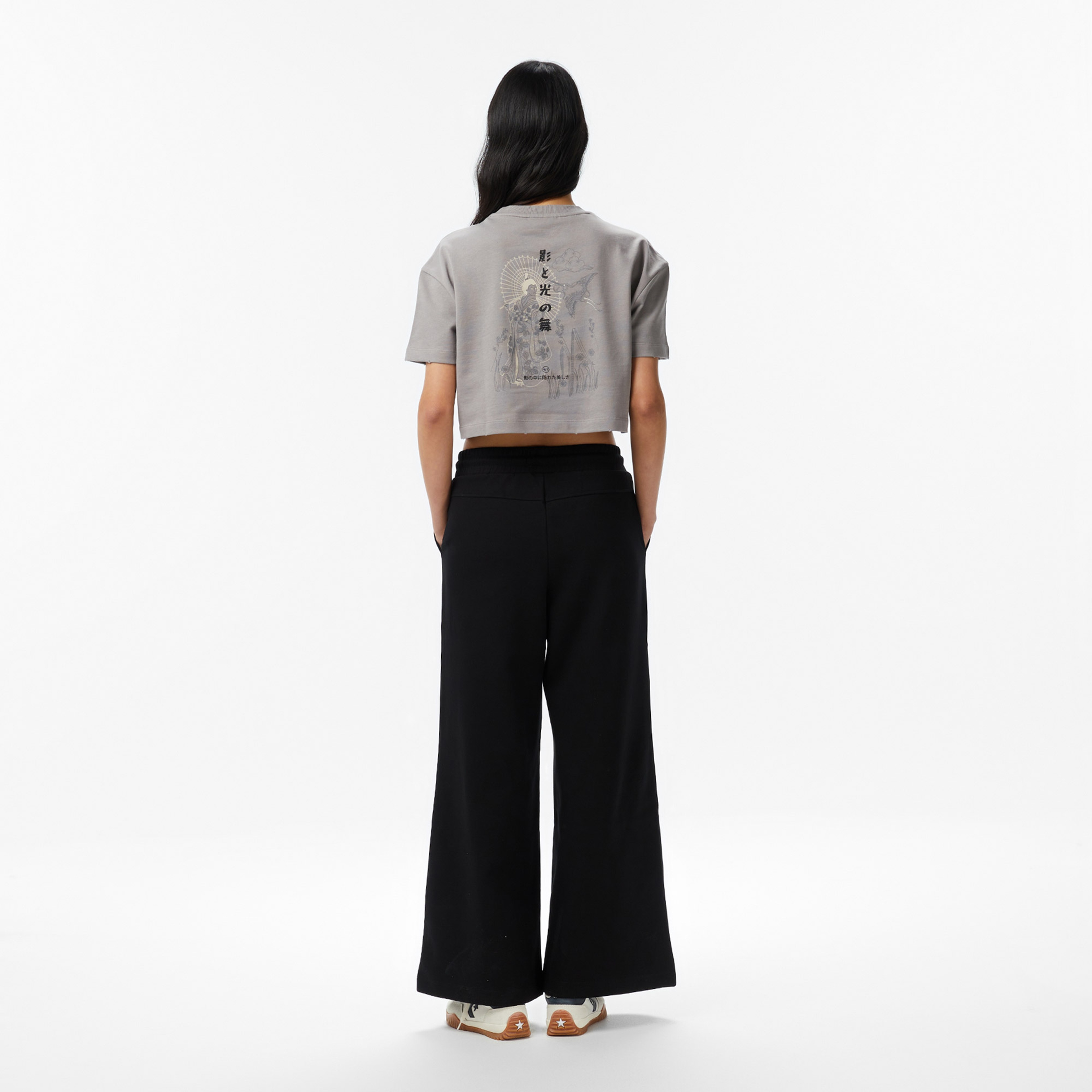 UNITED4 Regular Fit Kadın Siyah Eşofman Altı