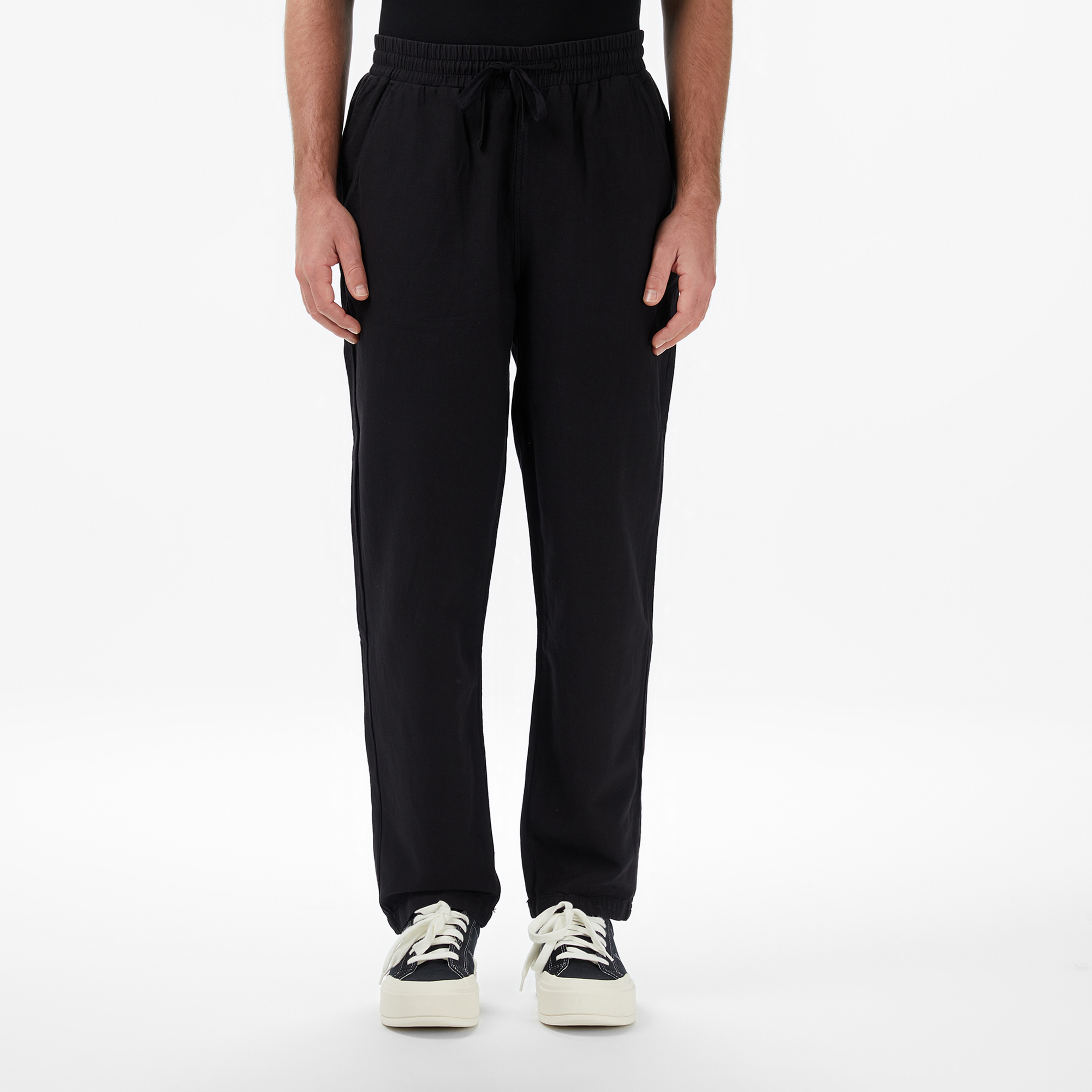 UNITED4 Regular Fit Erkek Siyah Pantolon