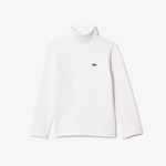 Lacoste Çocuk Bisiklet Yaka Beyaz T-Shirt