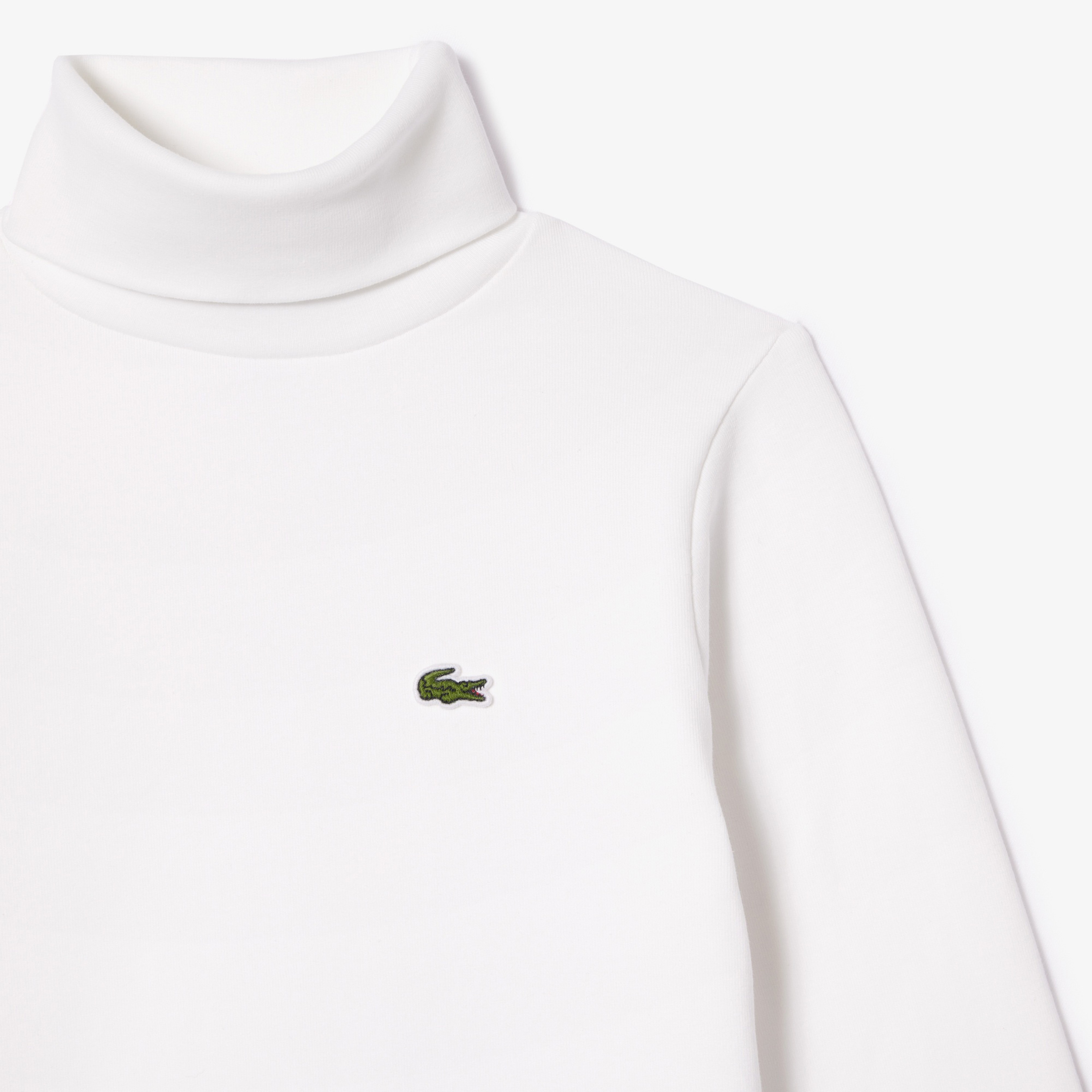 Lacoste Çocuk Bisiklet Yaka Beyaz T-Shirt