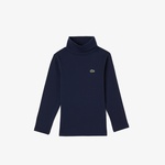 Lacoste Çocuk Bisiklet Yaka Lacivert T-Shirt