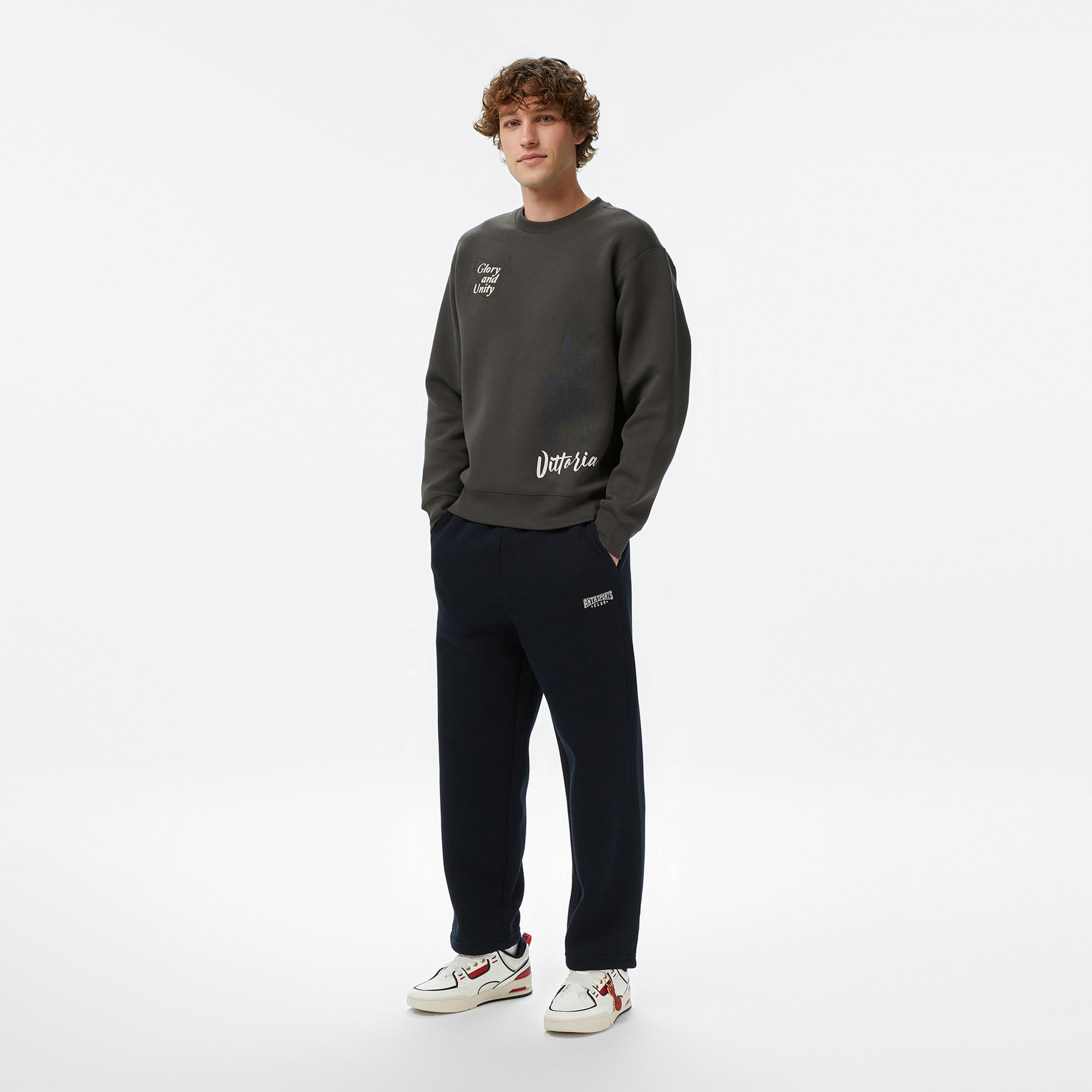 Anta Mılano Erkek Kahverengi Sweatshirt