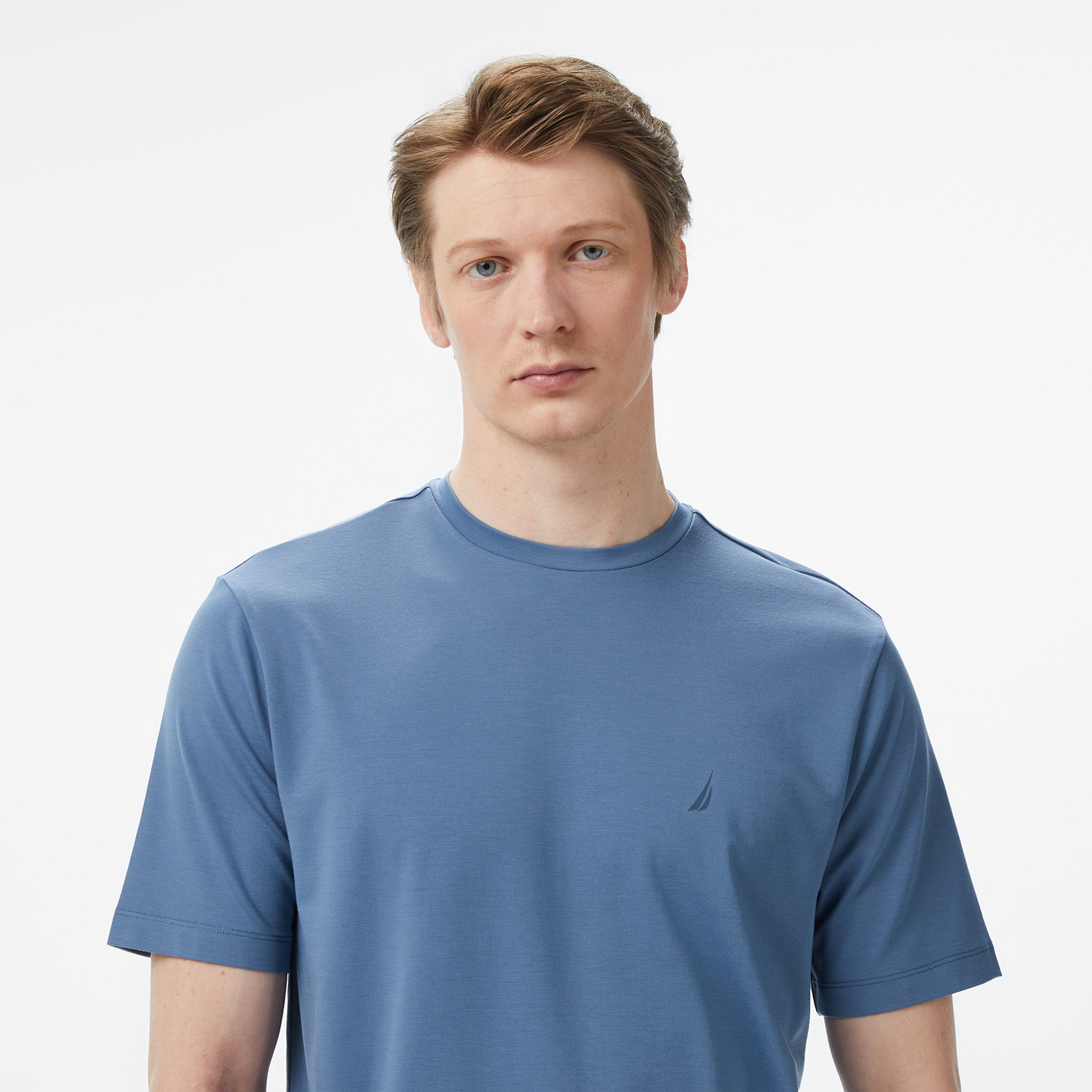 Nautica Erkek Mavi Regular Fit T-Shirt