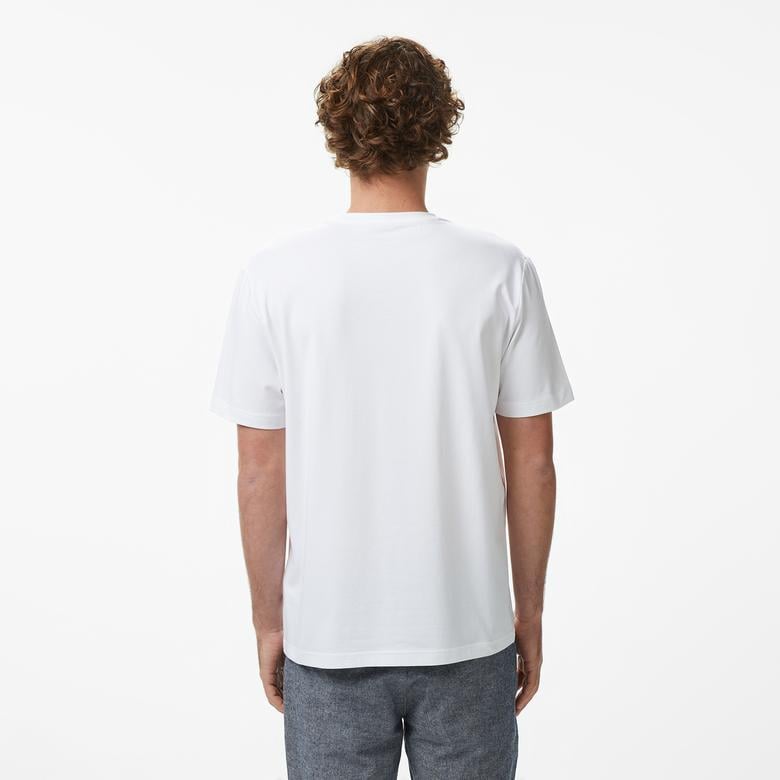 Nautica Erkek Beyaz Regular Fit T-Shirt