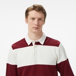 Nautica Erkek Bordo Regular Fit Çizgili Sweatshirt