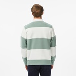 Nautica Erkek Yeşil Regular Fit Çizgili Sweatshirt