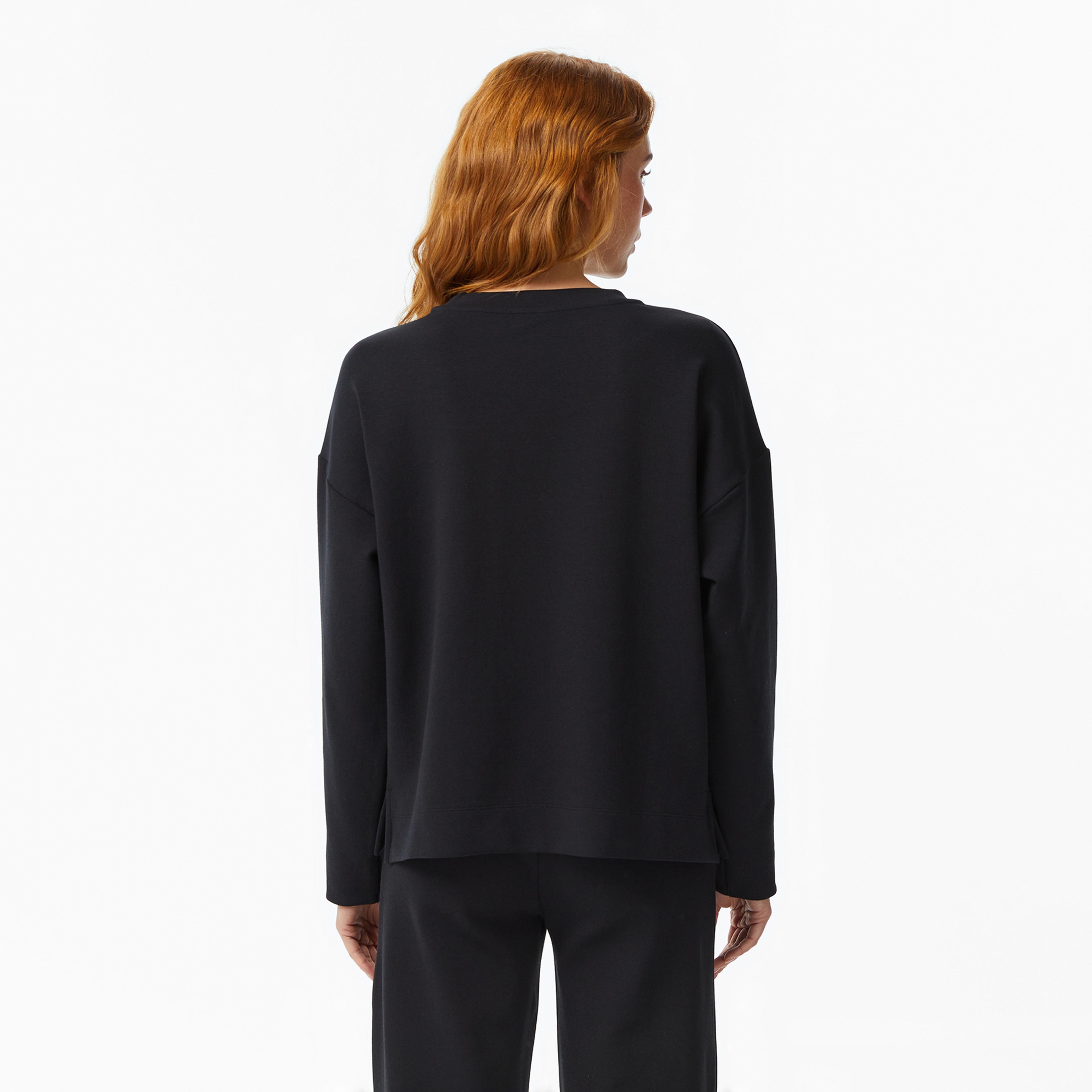 Nautica Kadın Siyah Regular Fit Sweatshirt