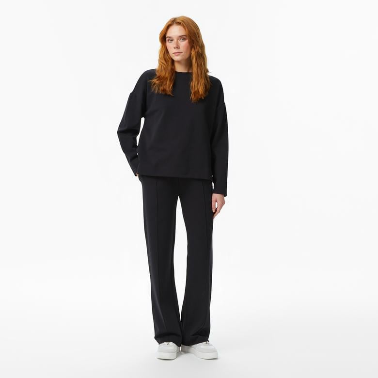 Nautica Kadın Siyah Regular Fit Eşofman Altı