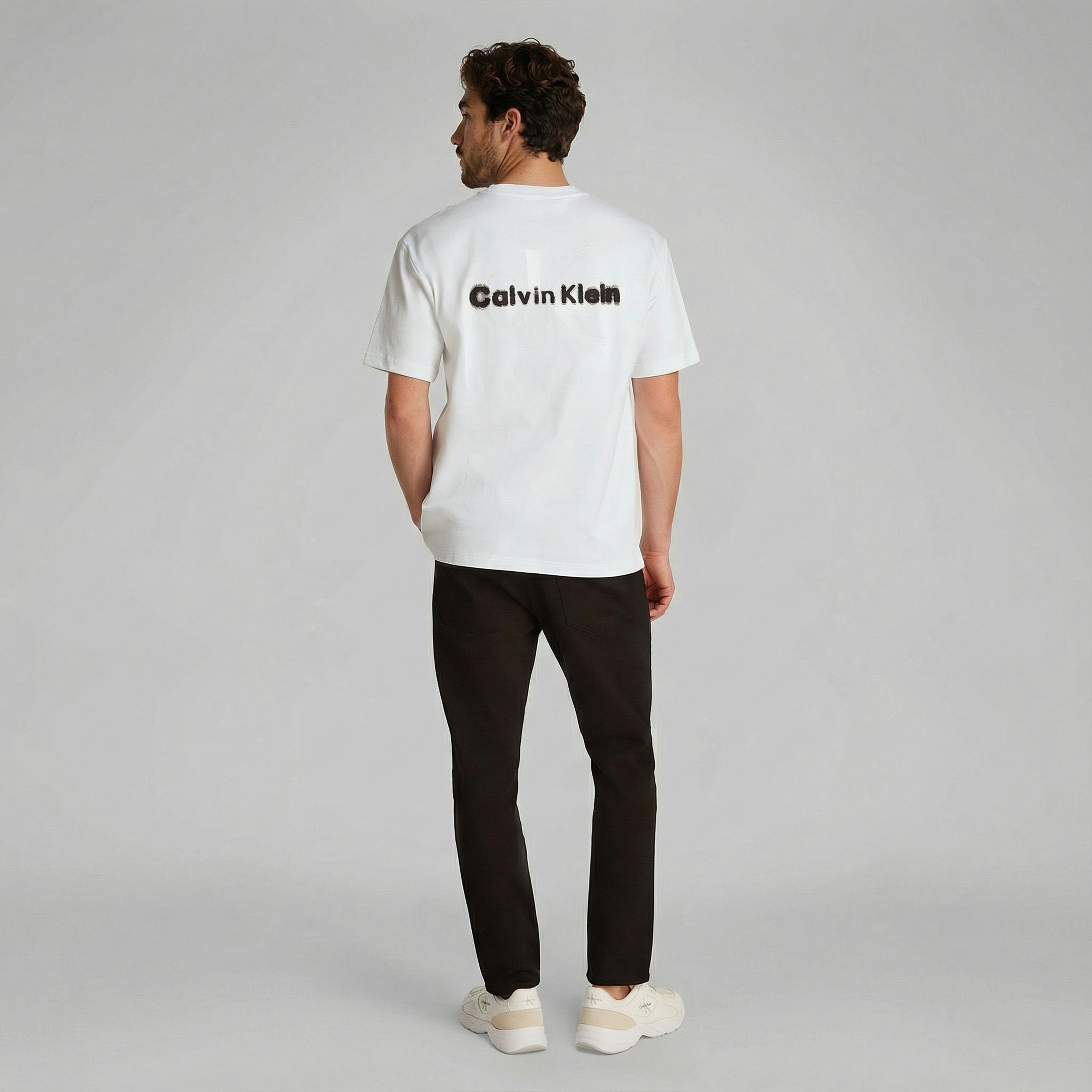 Calvin Klein Erkek Mavi T-Shirt