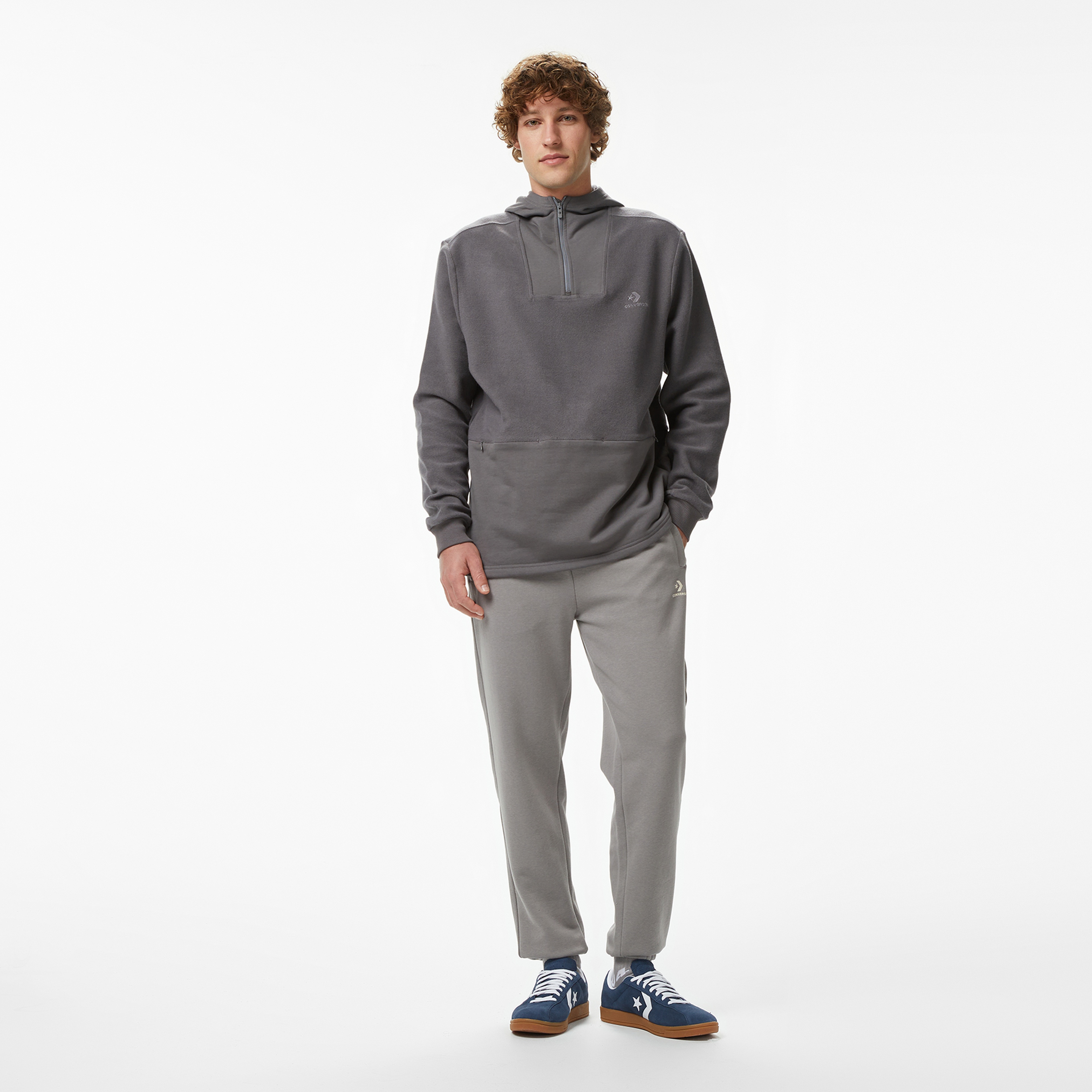 Converse Erkek Antrasit Sweatshirt