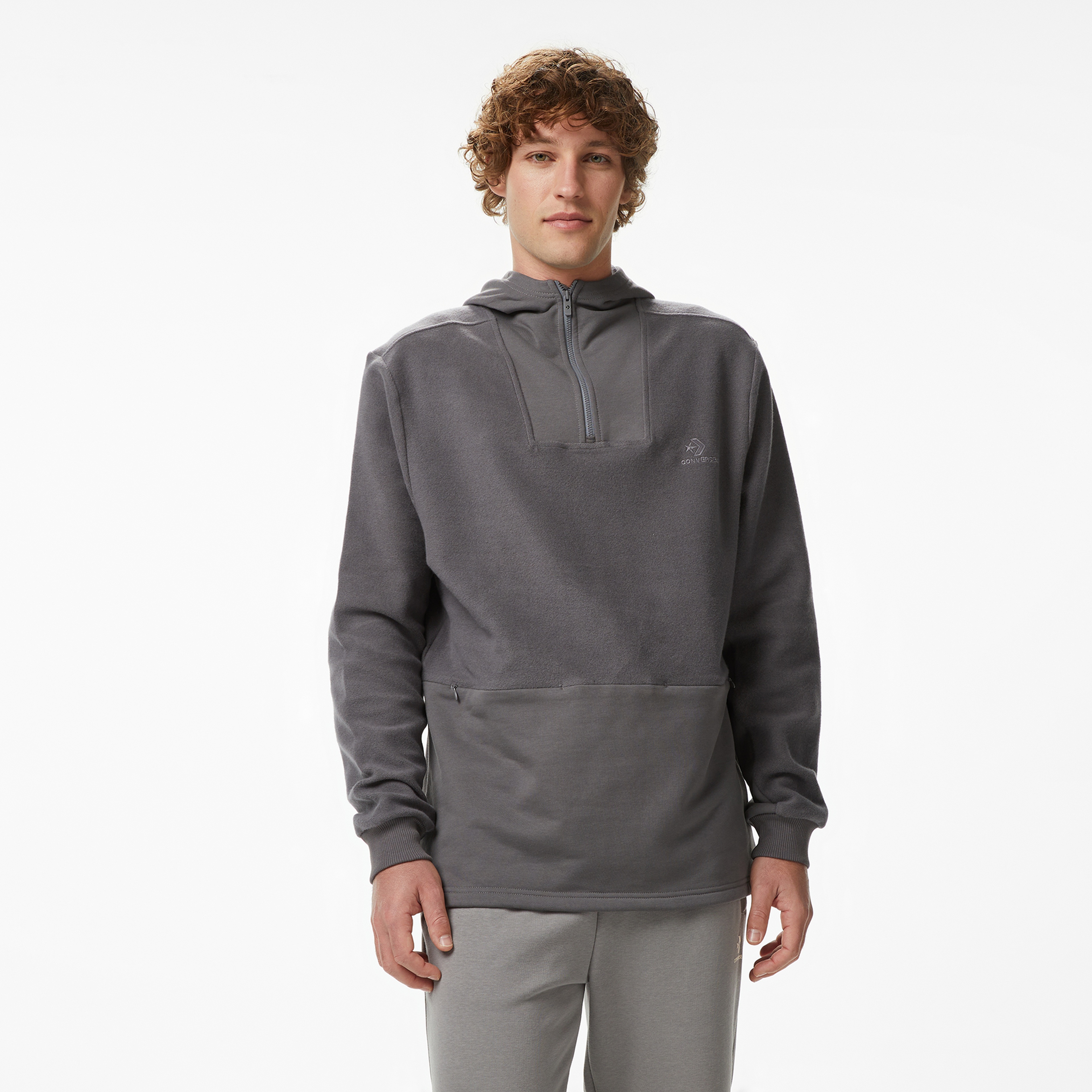 Converse Erkek Antrasit Sweatshirt