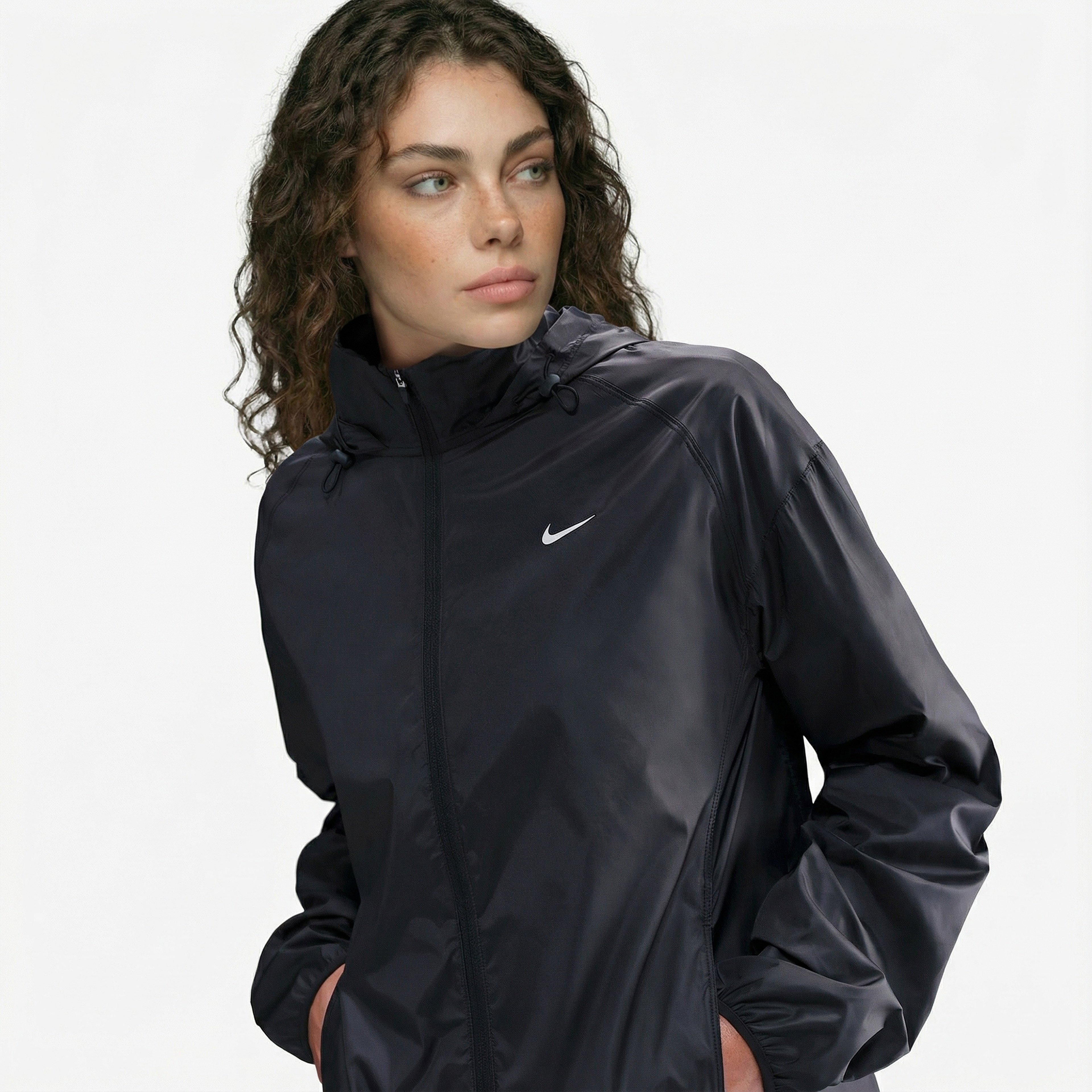 Nike Tempo Kadın Siyah Koşu Ceketi