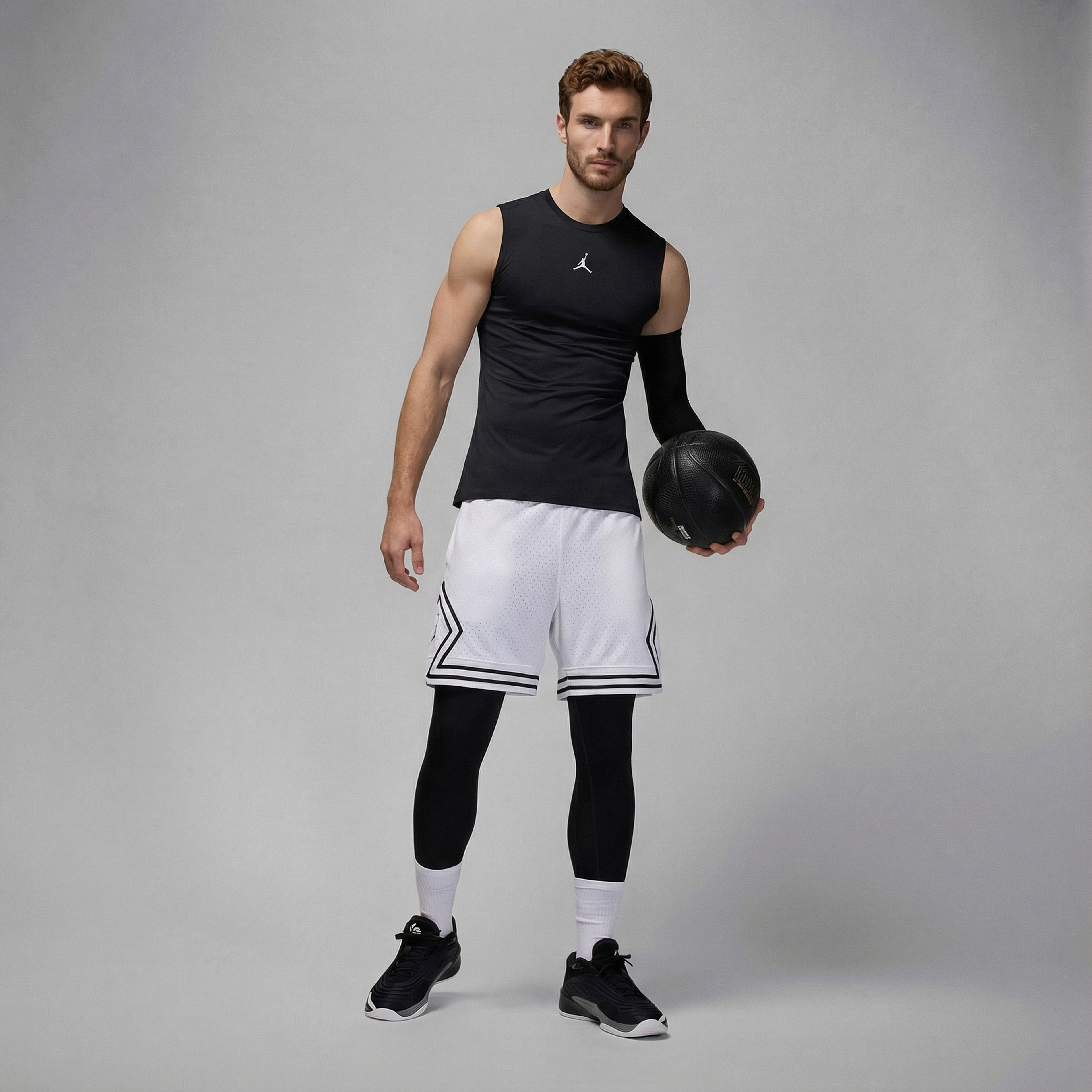 Jordan Sport Erkek Siyah Basketbol İçlik