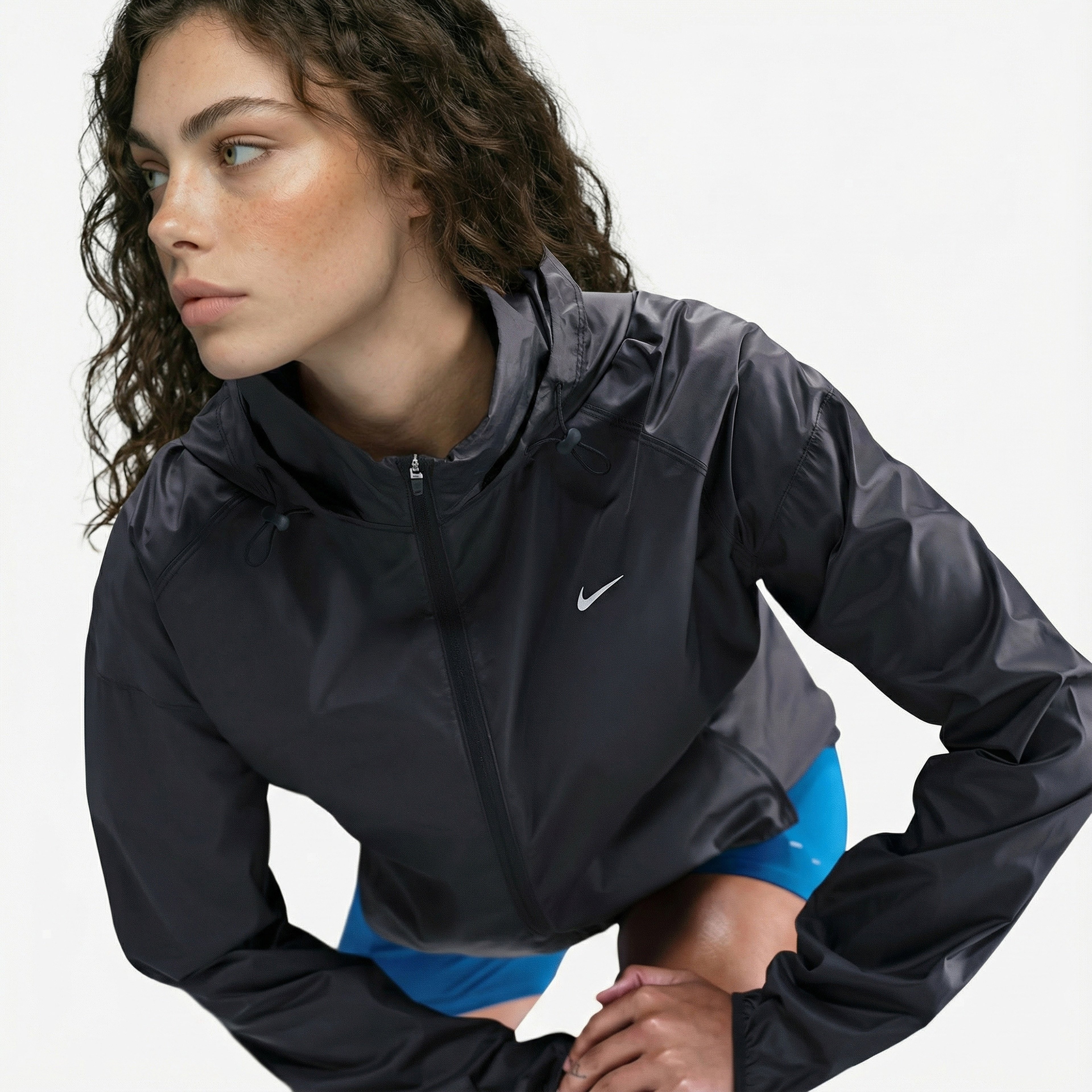 Nike Tempo Kadın Siyah Koşu Ceketi