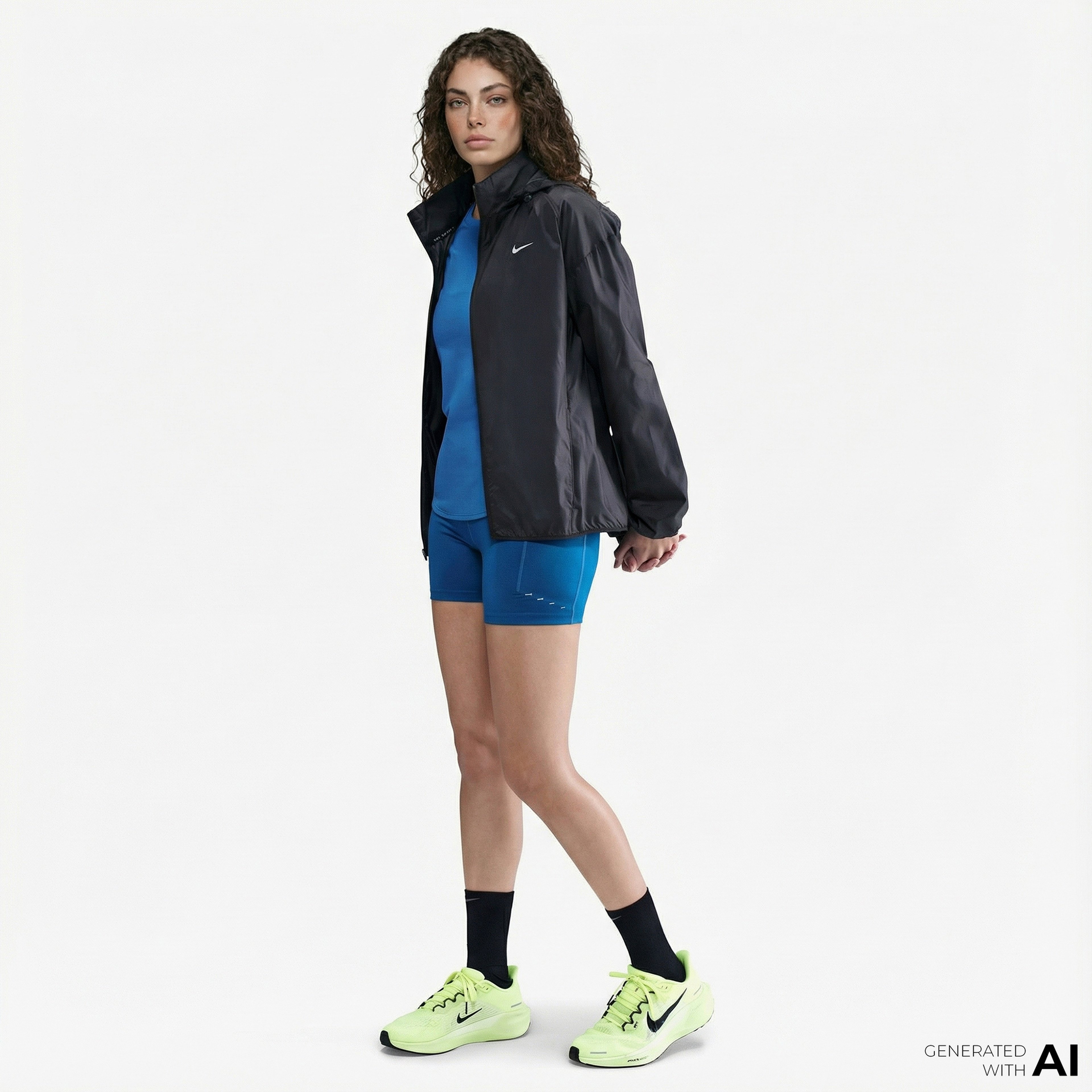Nike Tempo Kadın Siyah Koşu Ceketi