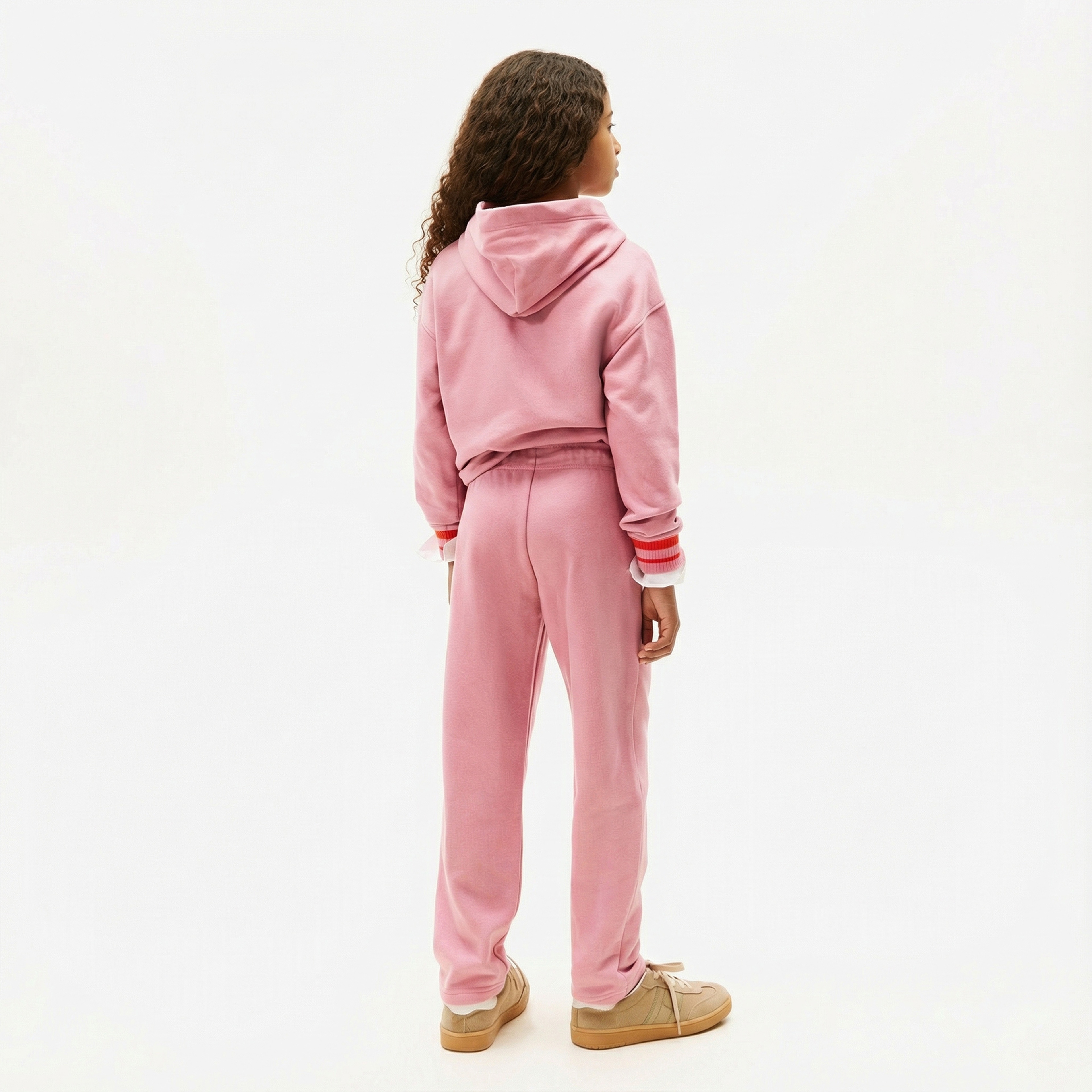 Tommy Hilfiger Mini Logo Çocuk Pembe Eşofman Altı