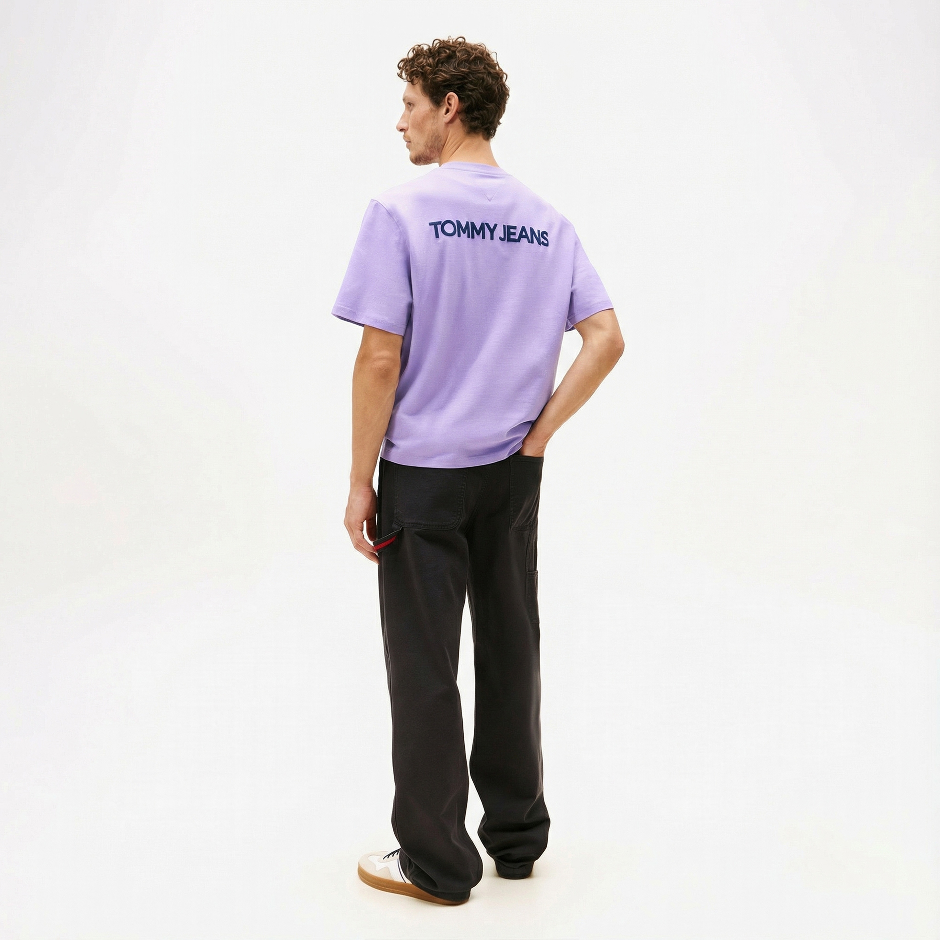 Tommy Jeans 90S Classic Erkek Mor T-Shirt