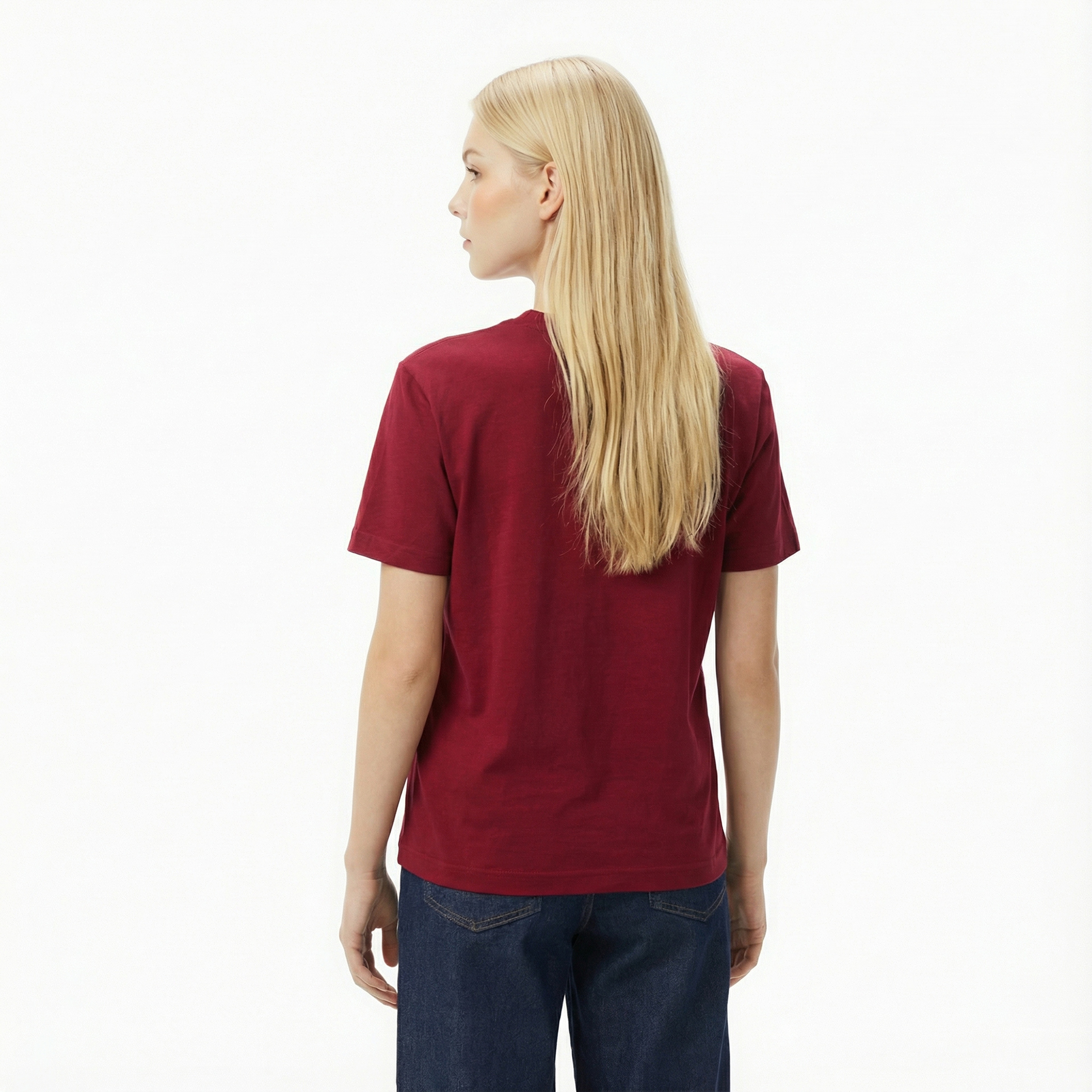 Calvin Klein Logo Classic   Kadın Kırmızı T-Shirt