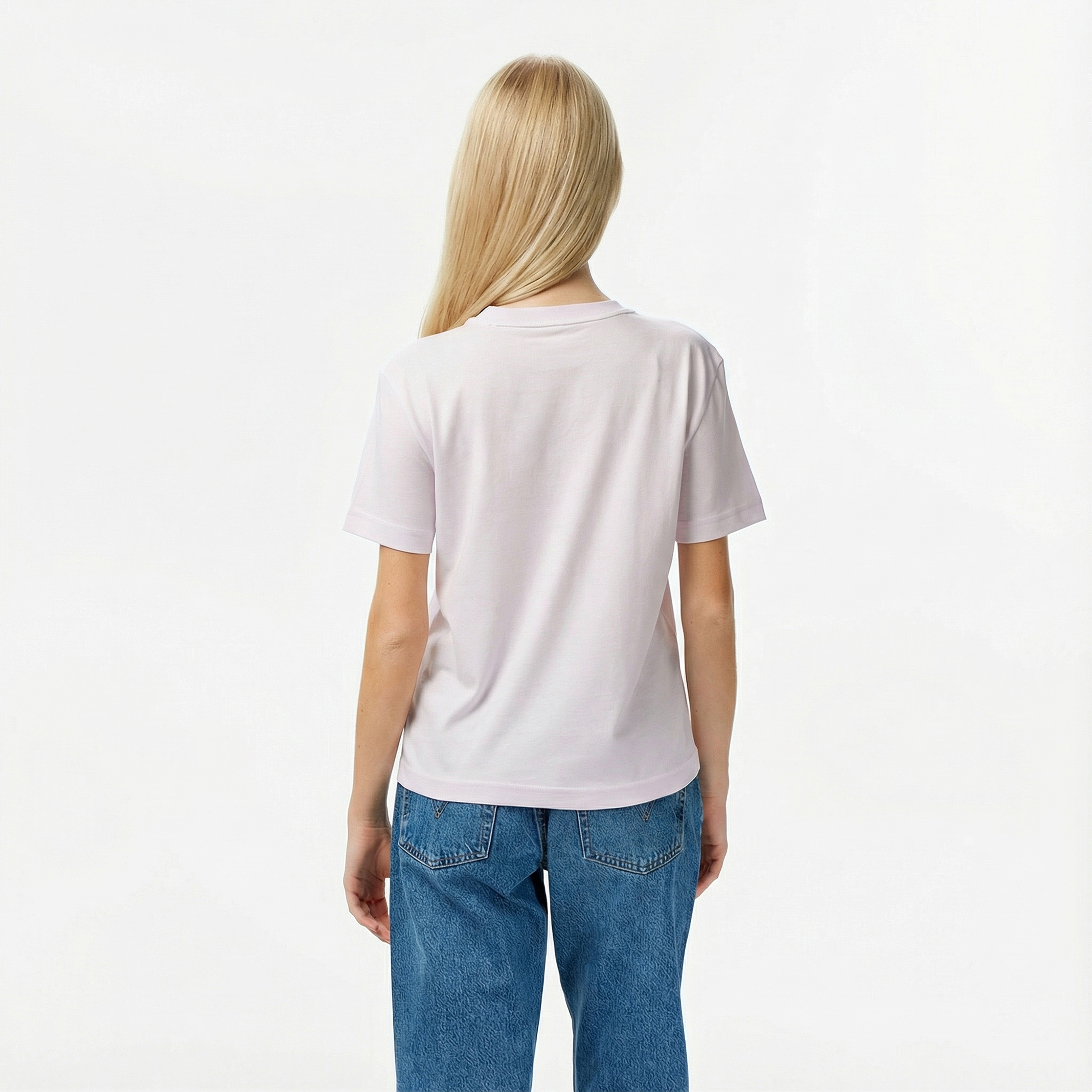 Calvin Klein Hero Classic Monologo Kadın Gri T-Shirt