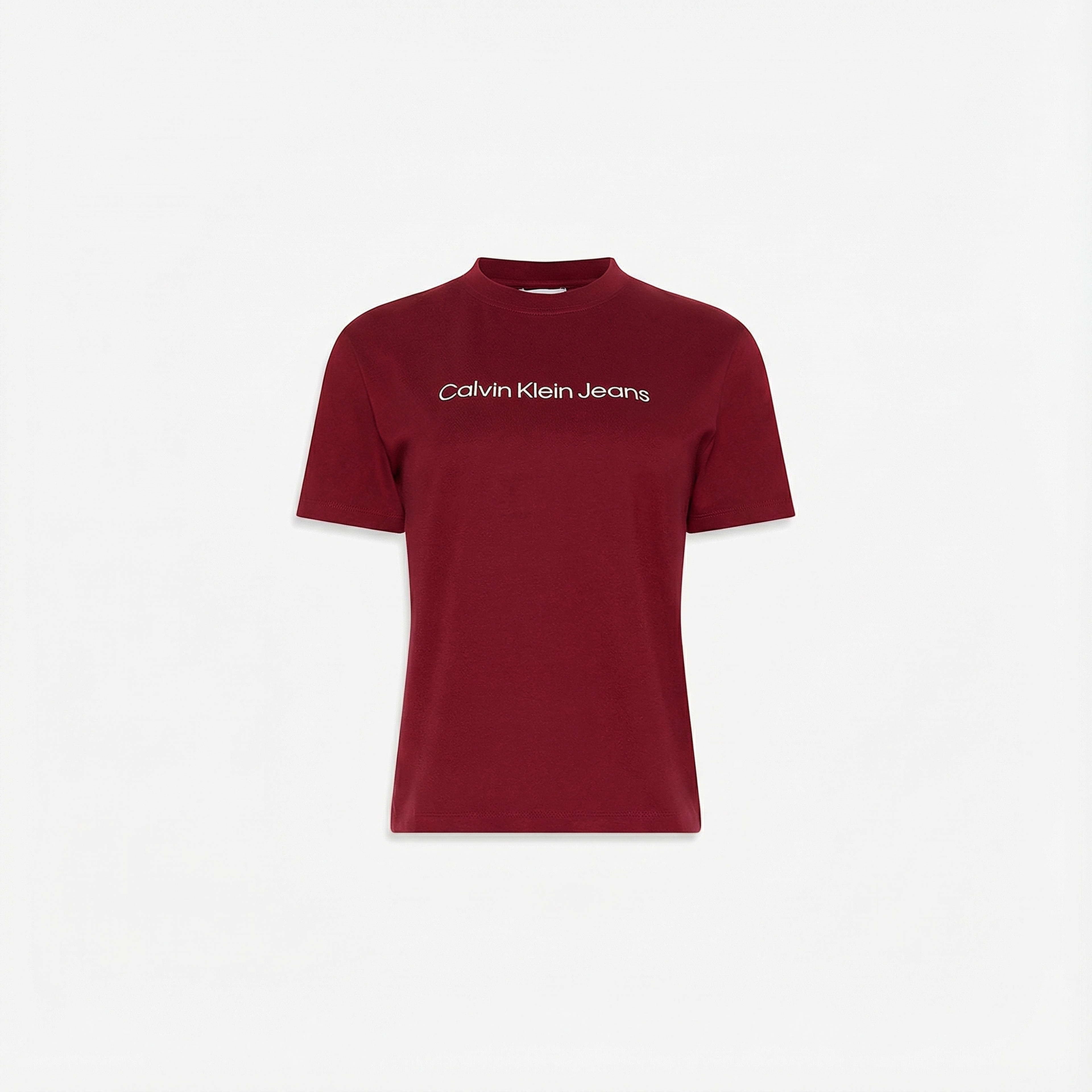 Calvin Klein Logo Classic   Kadın Kırmızı T-Shirt