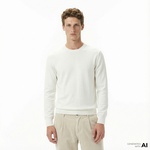 Calvin Klein Supima Cotton Crew Erkek Beyaz Triko
