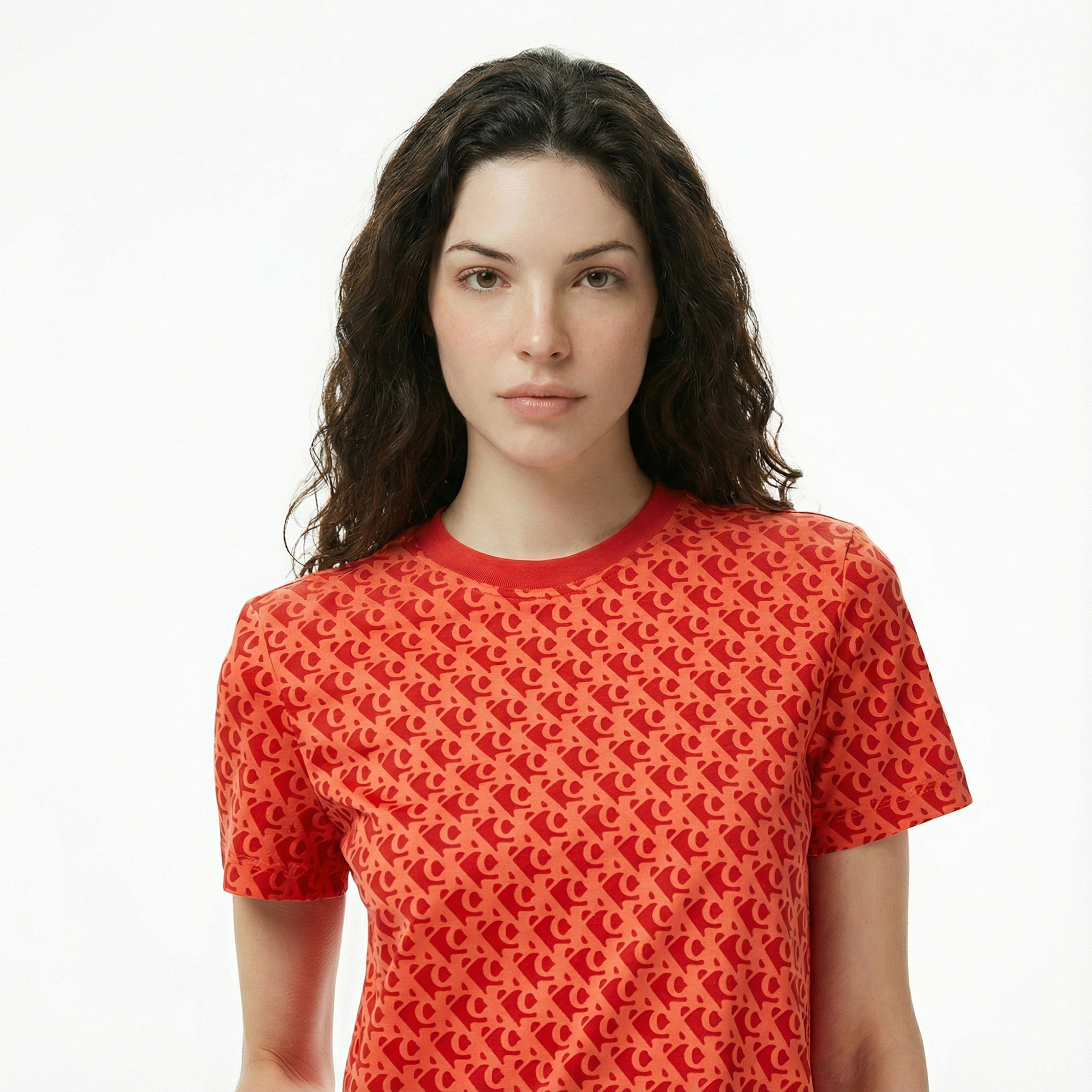 Calvin Klein Classic Kadın Kırmızı T-Shirt