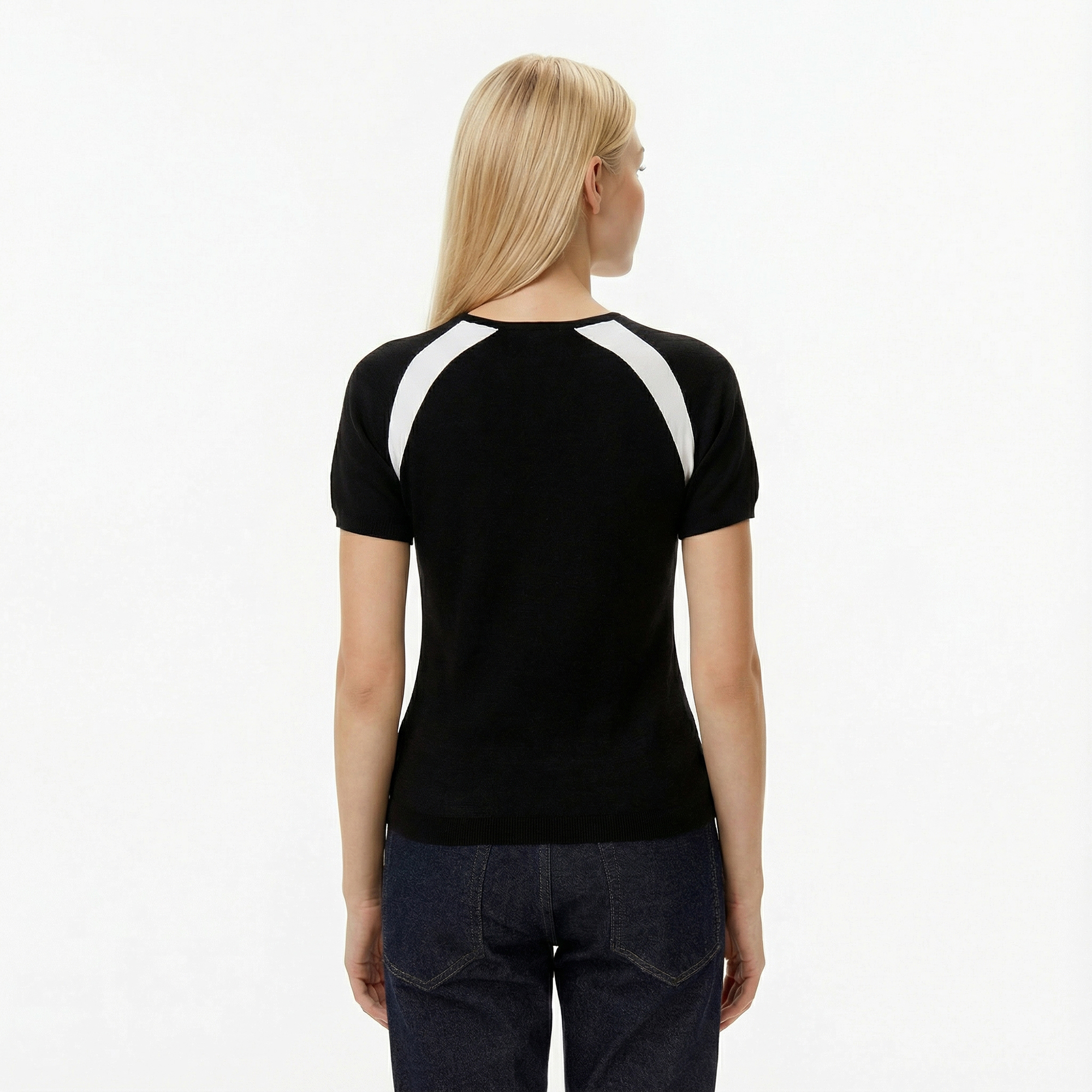 Calvin Klein Liquid Shine Sculpt Kadın Siyah Triko